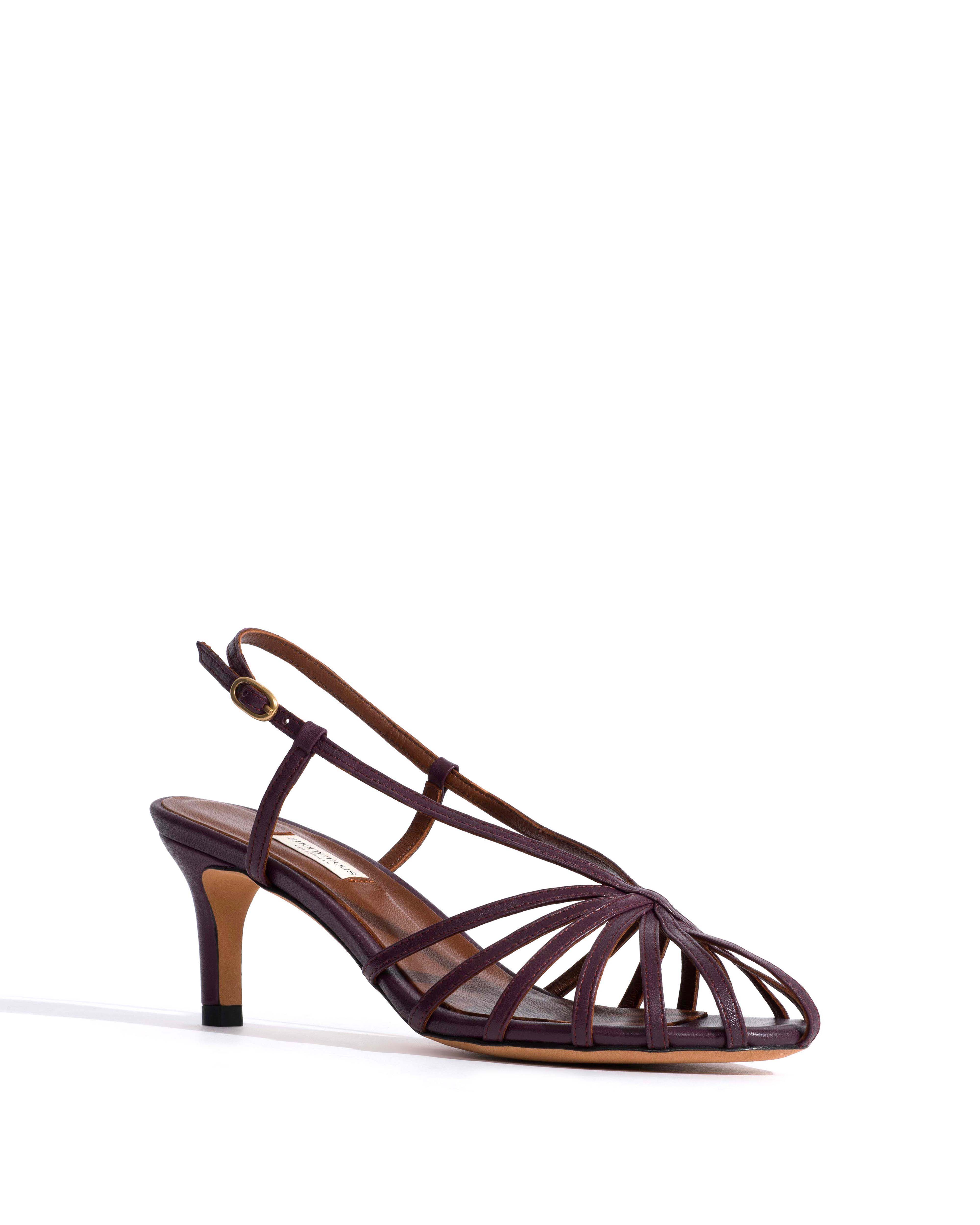 Candace 55 Shiny lamb Fig purple