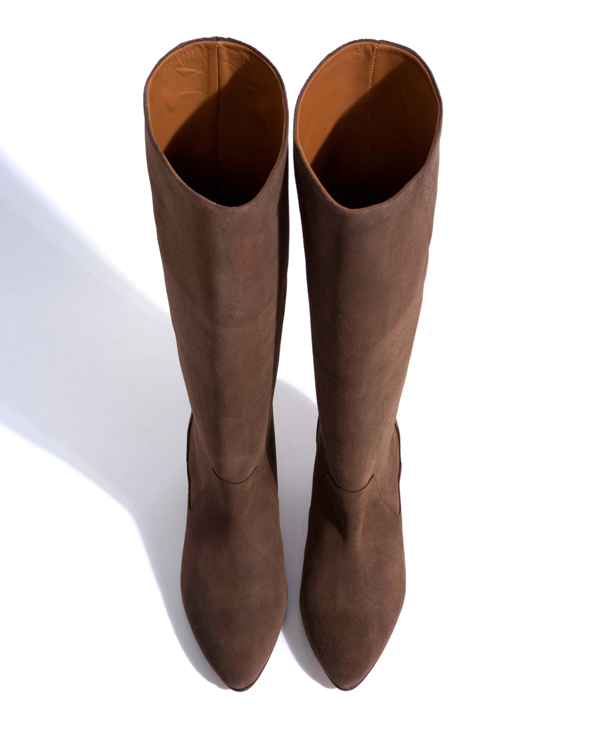 Valle 50 stiletto Calf suede Coffee brown