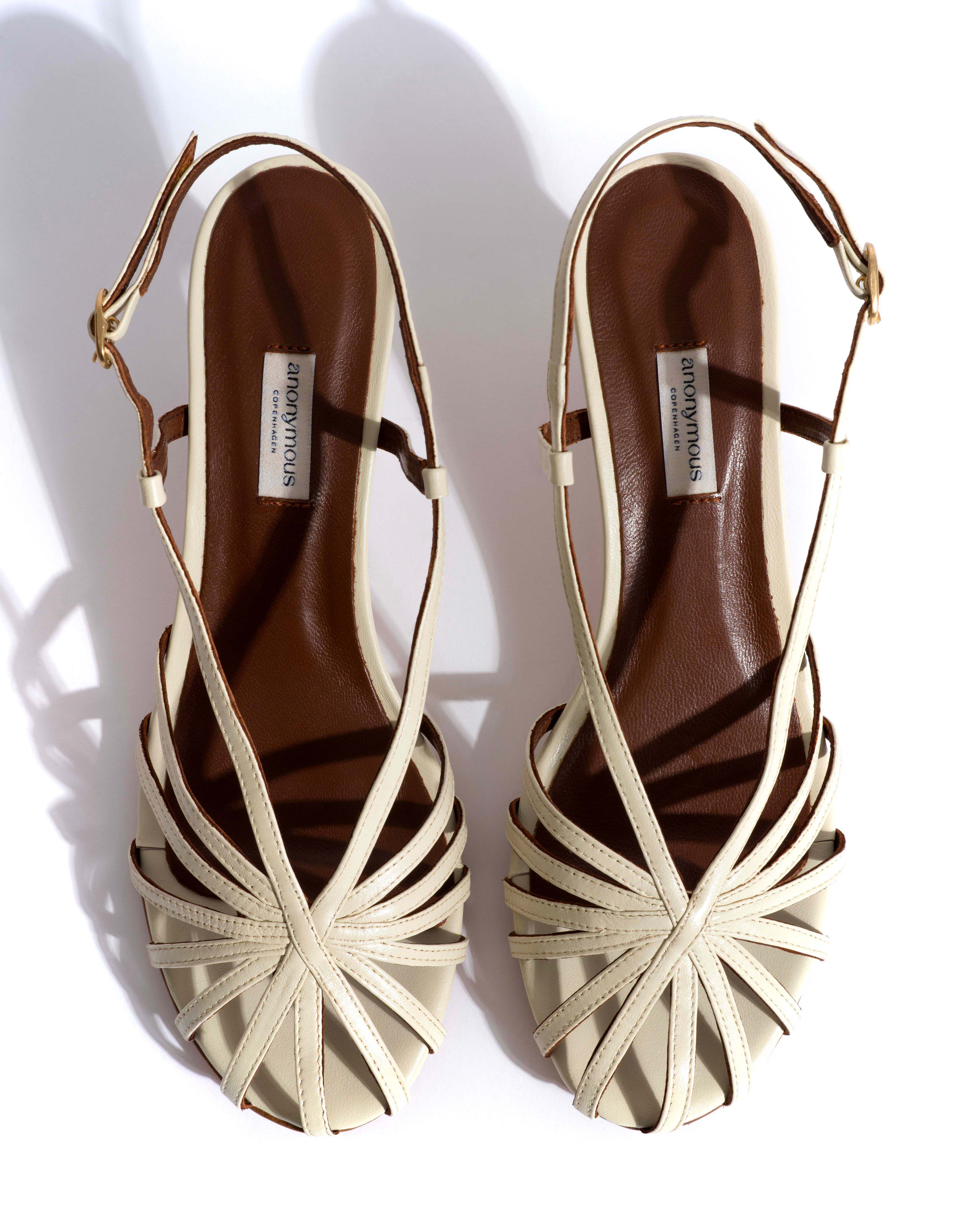 Candace 55 Shiny lamb White sand