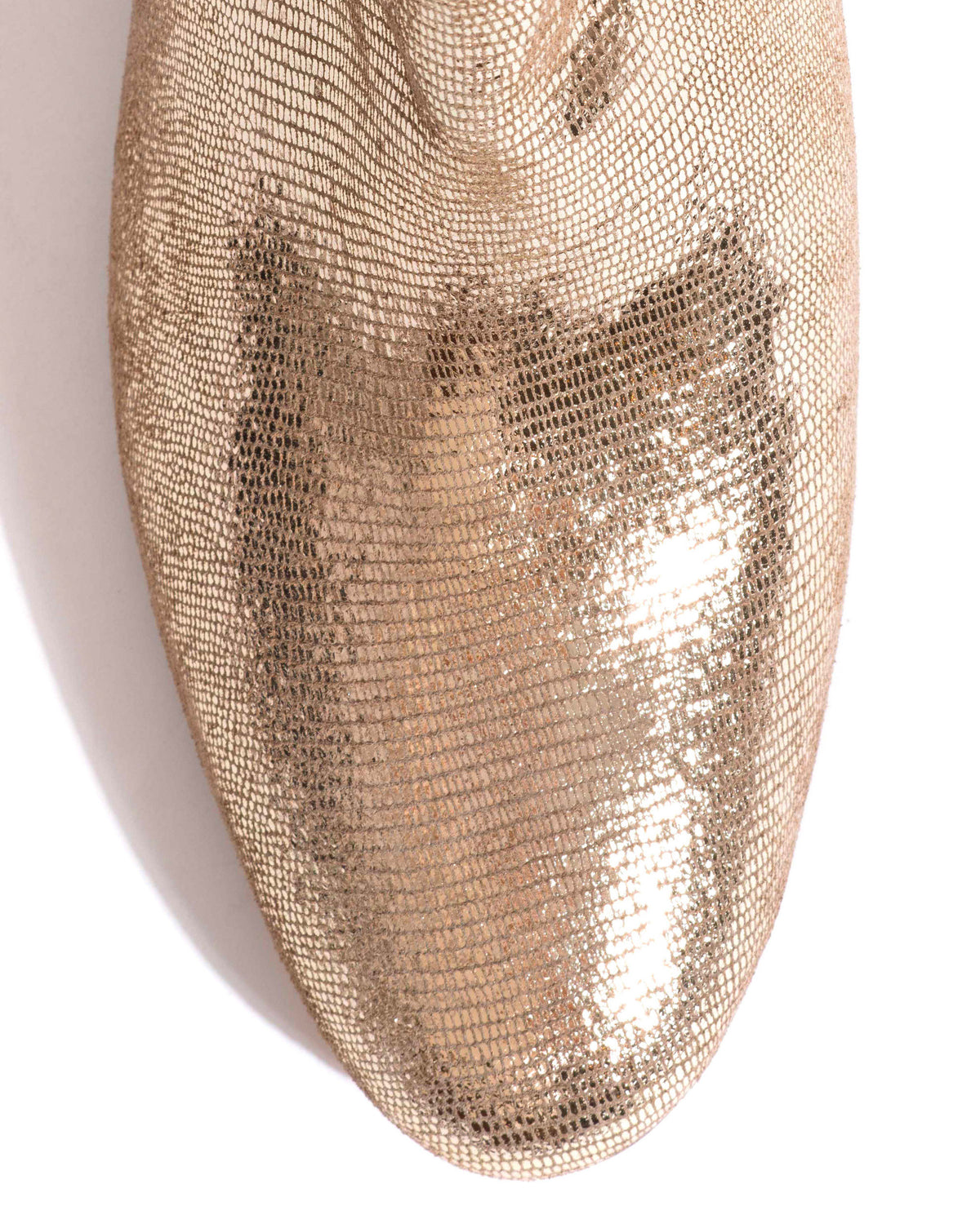 Cacha 25 Lizard metallic goat Vintage champagne