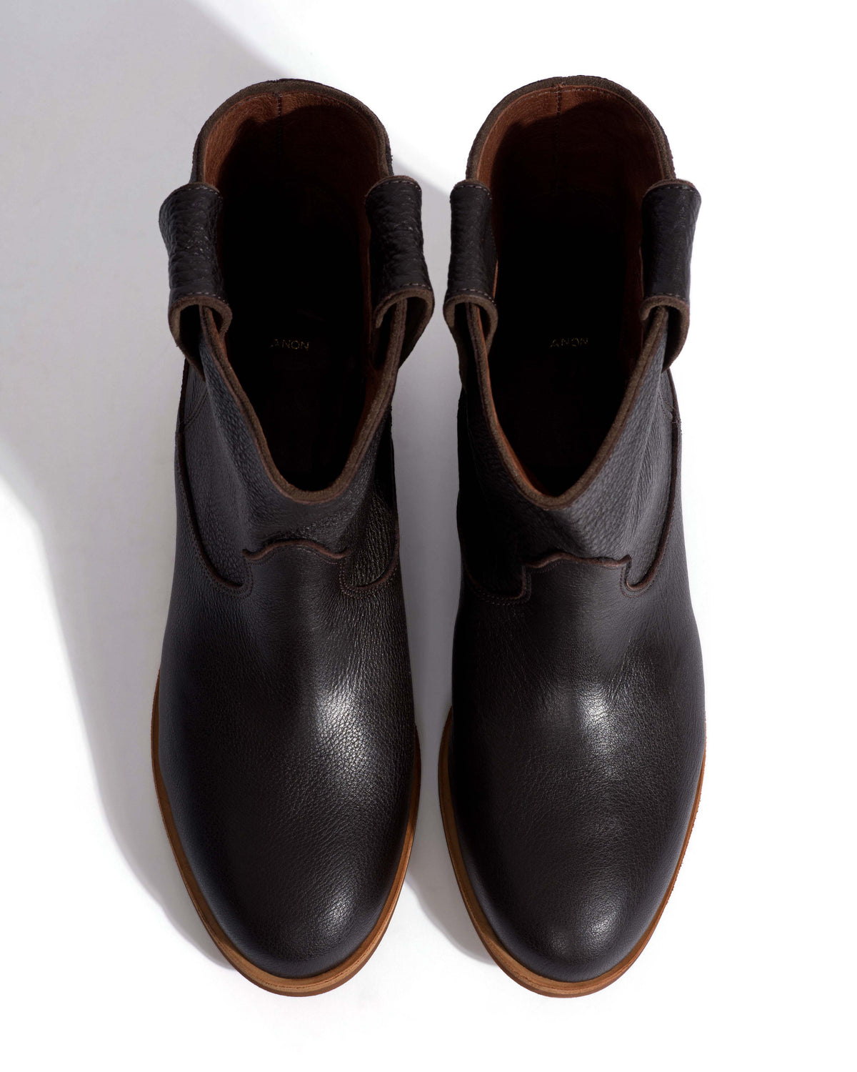 Monja Natural grain soft calf Espresso brown