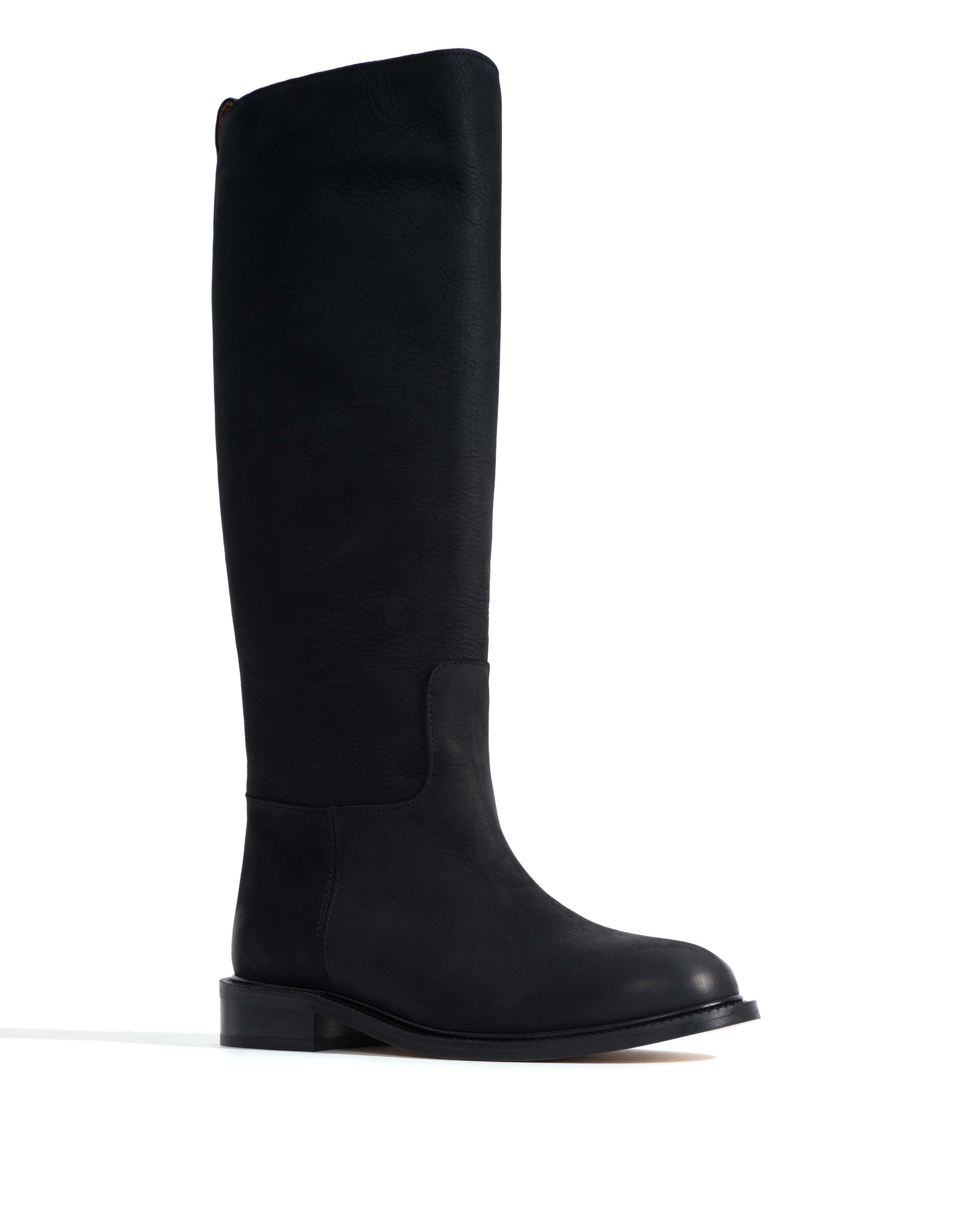 Semih Soft nubuck calf Black