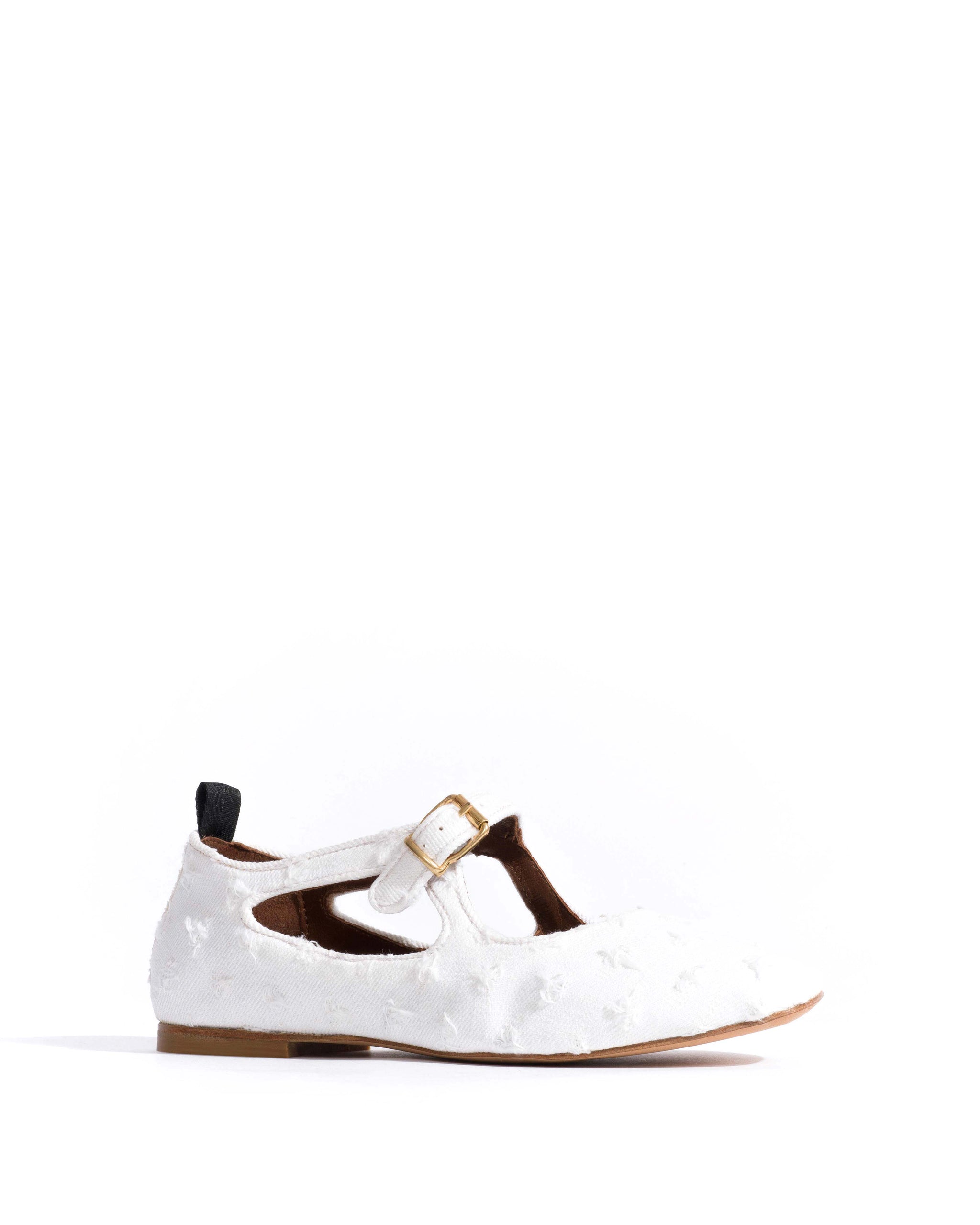 Praise Denim Distressed washed white