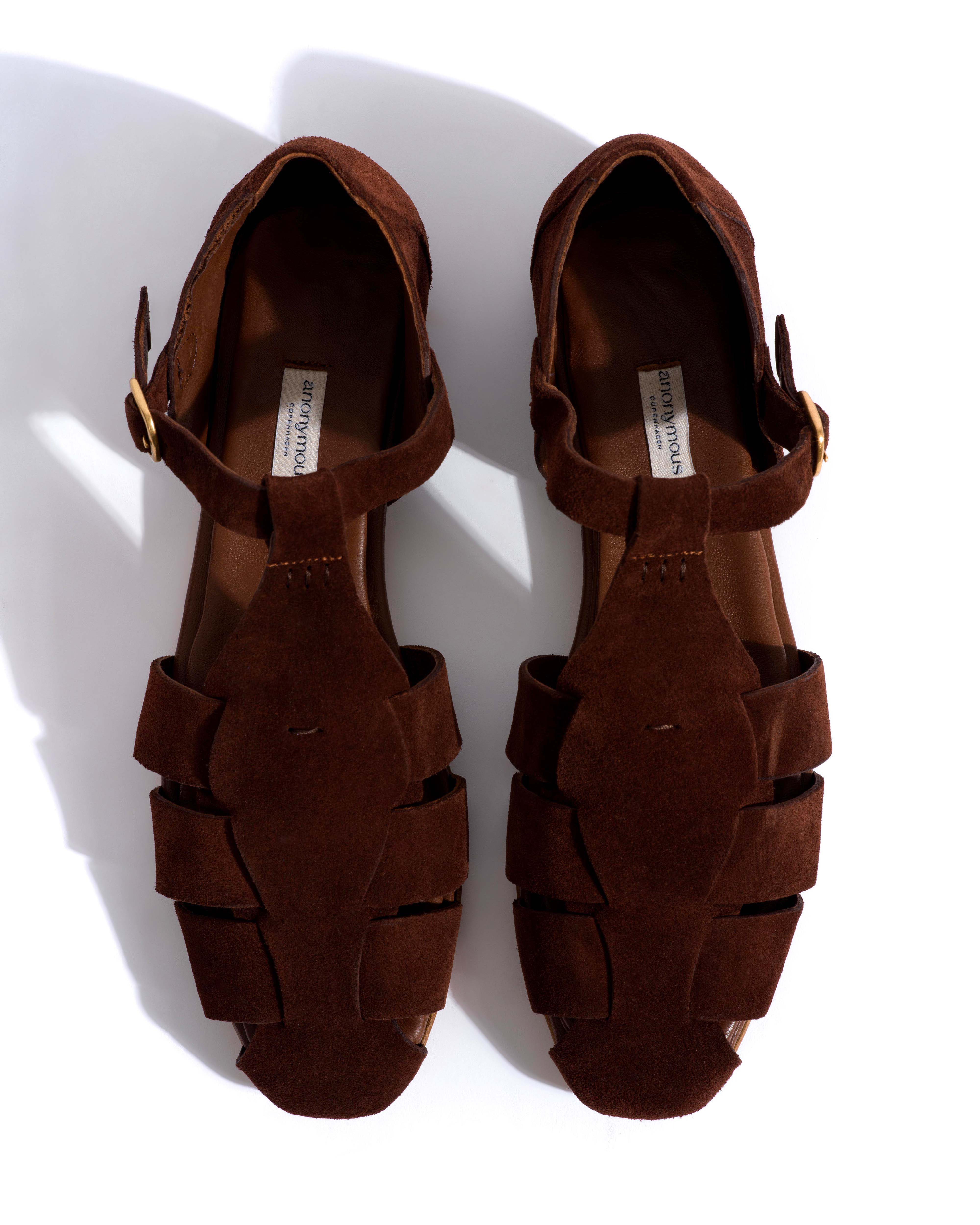 Lain flats Calf suede Chocolate