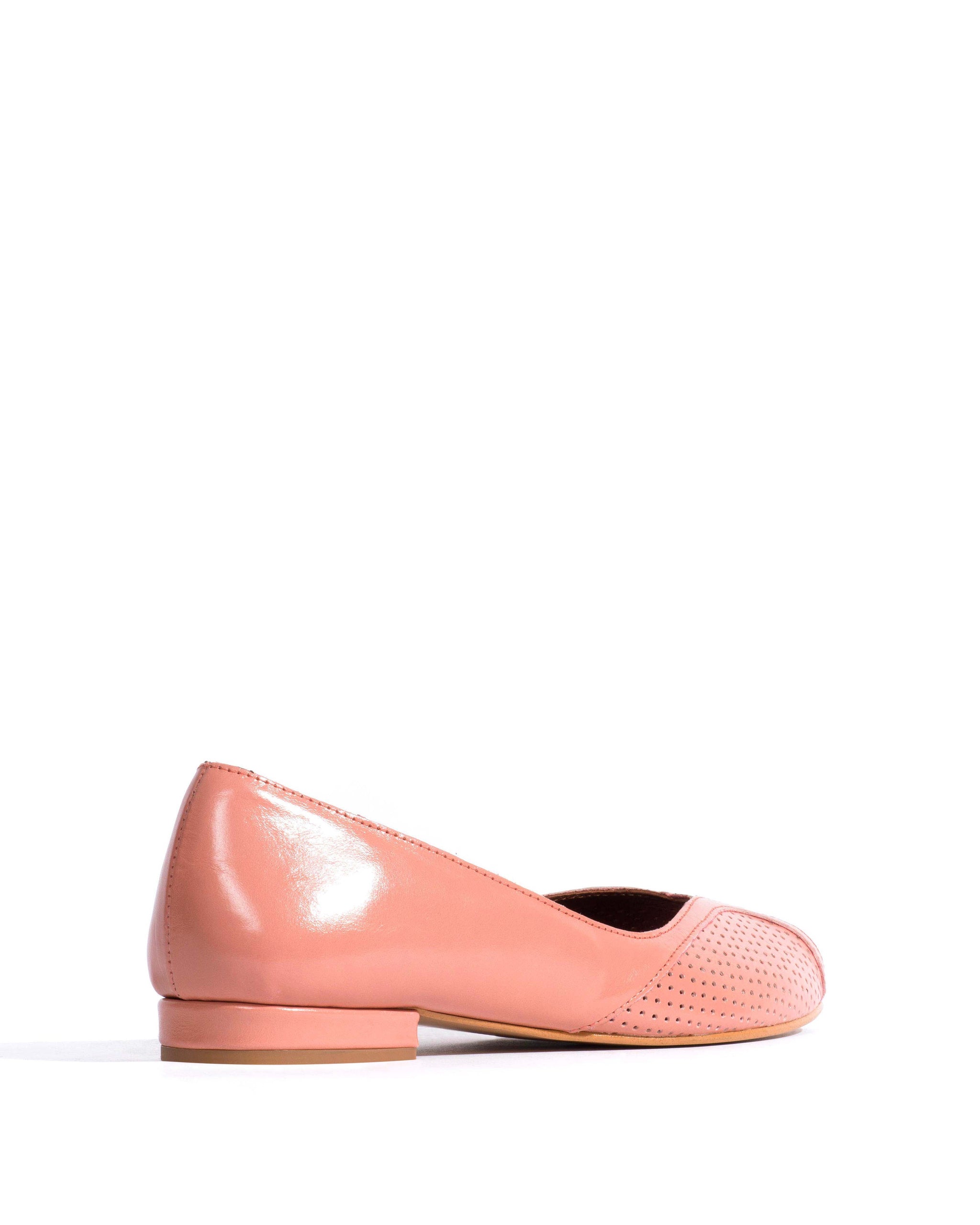 Tiffy Crinkled polished goat Misty coral