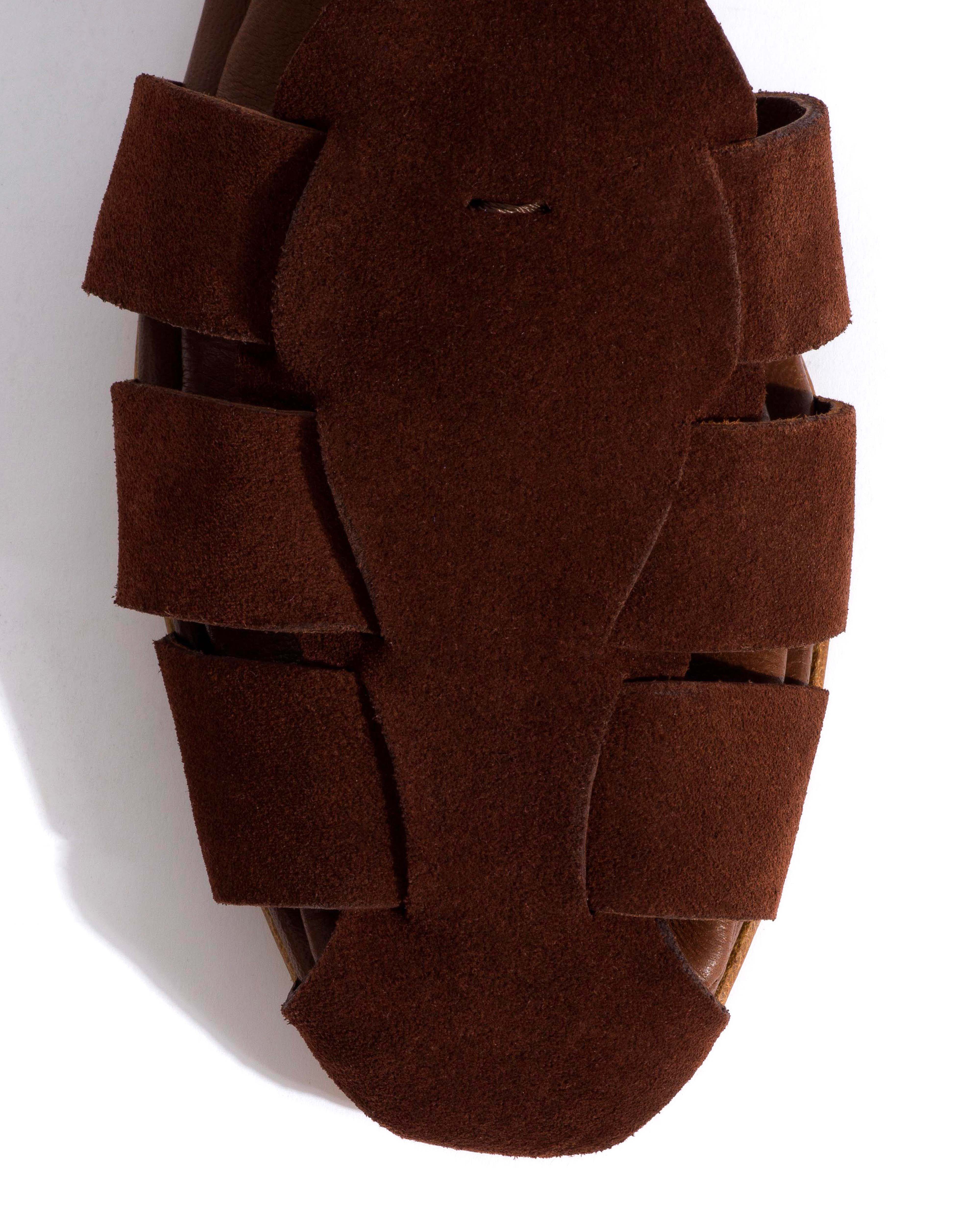 Lain flats Calf suede Chocolate