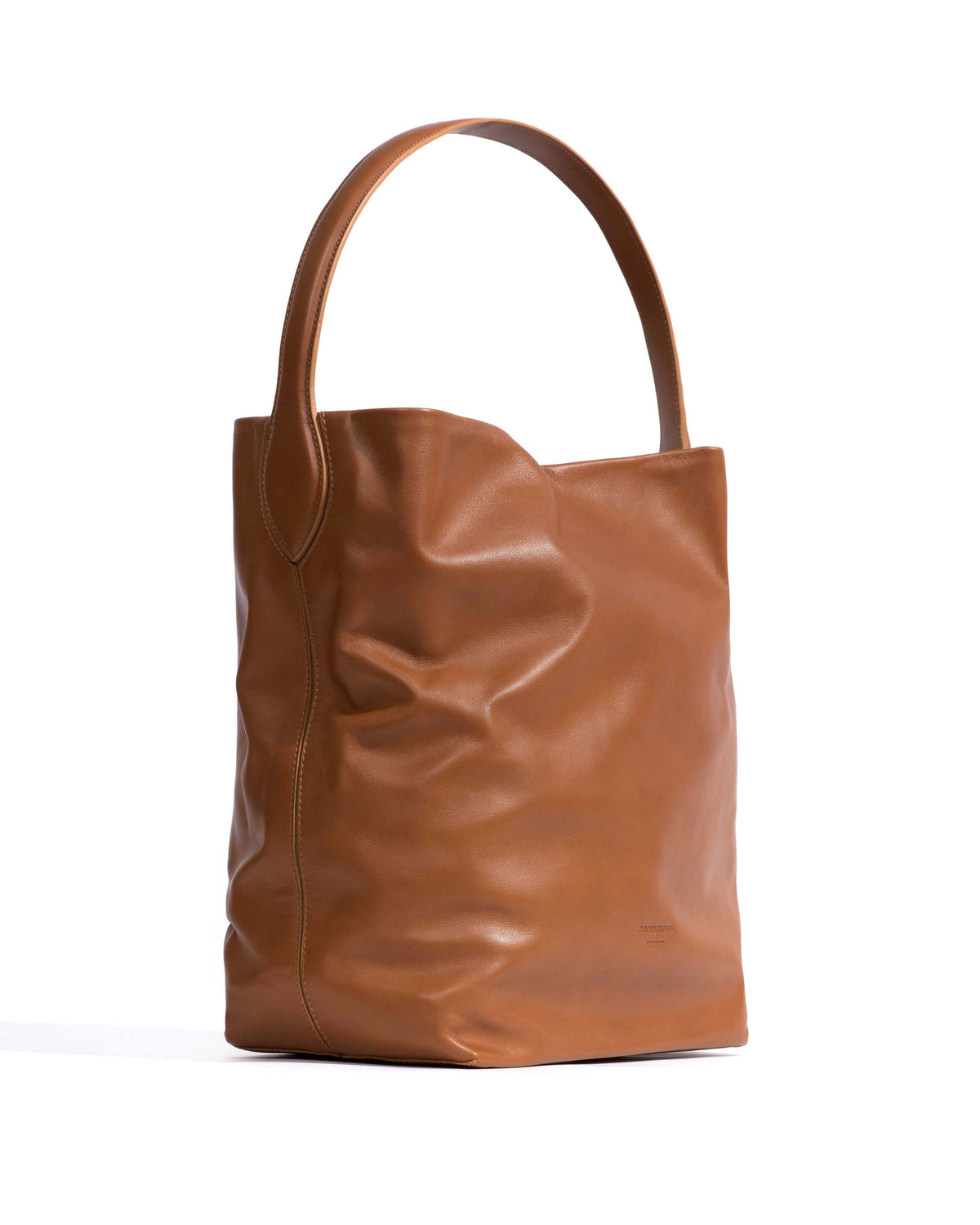 Versa slouchy everyday bag Soft calf Camel