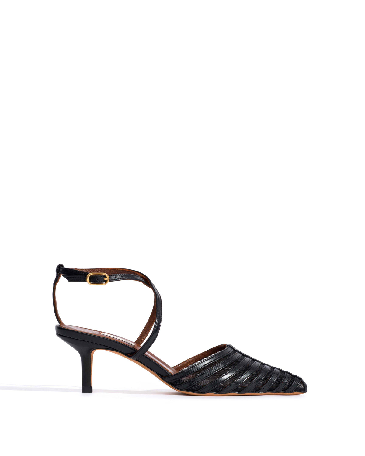 Schila mesh Shiny lamb & mesh Black