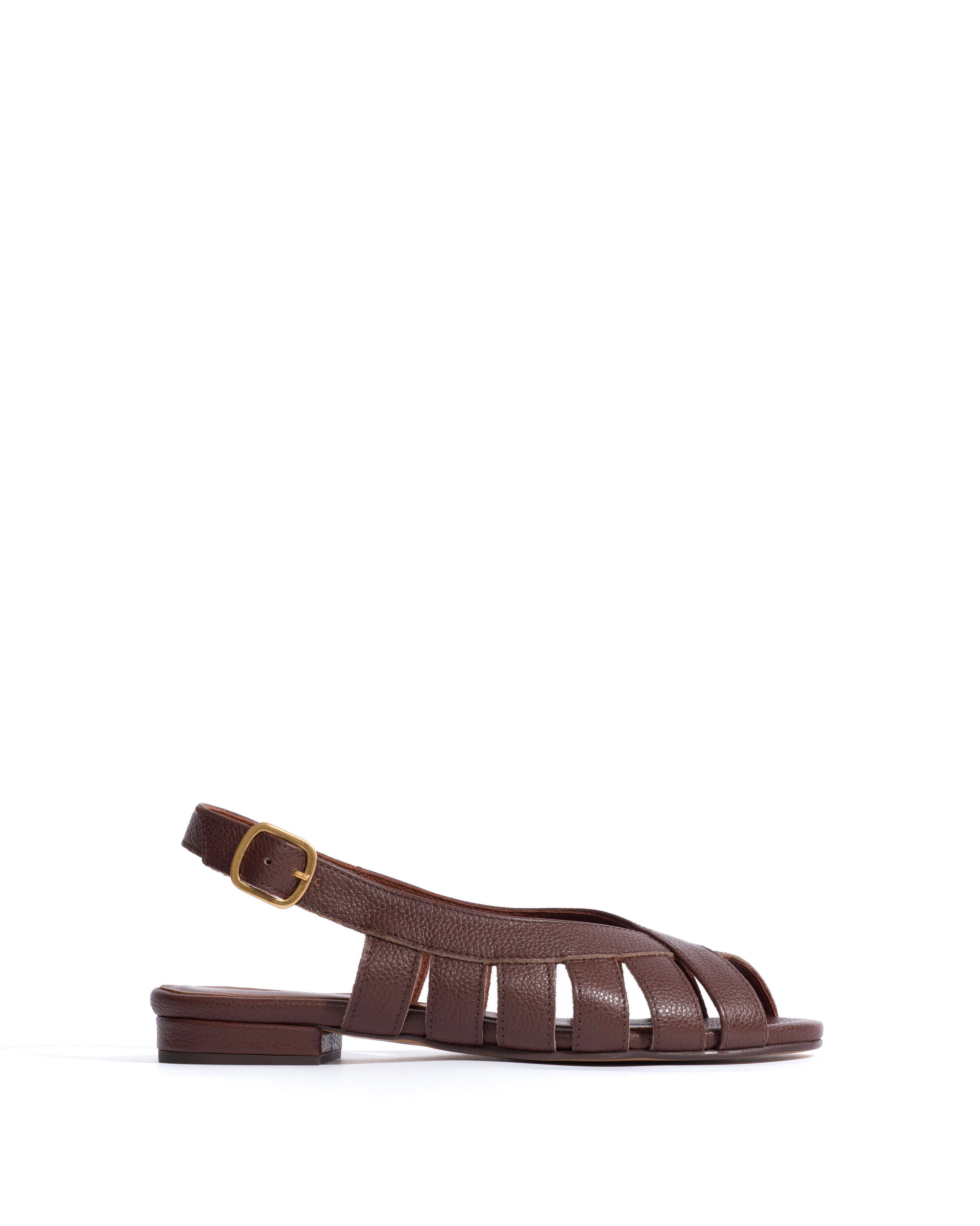 Sophie 20 Pebbled soft calf Chocolate