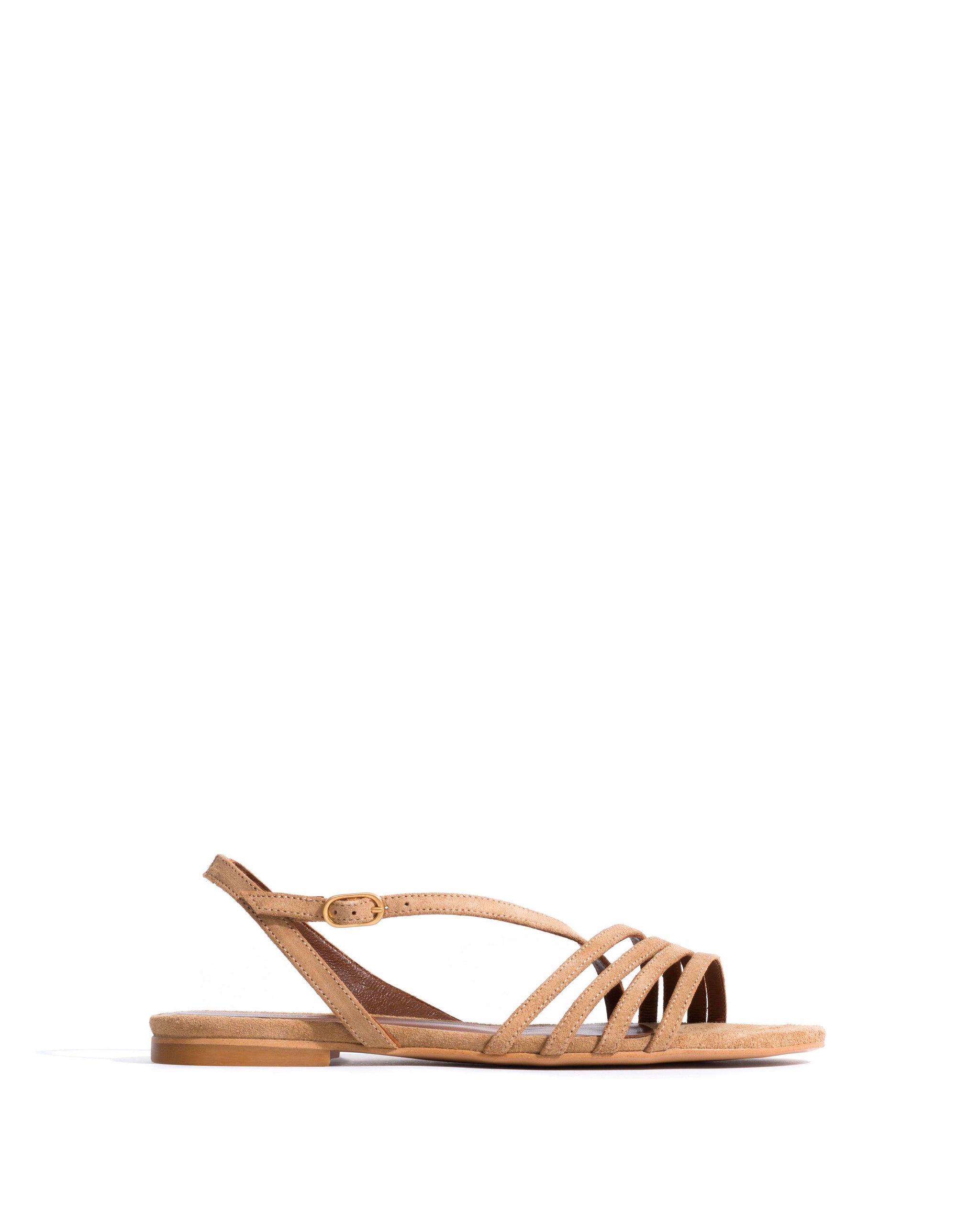 Naia 10 Calf suede Scirocco - Anonymous Copenhagen Flat sandals