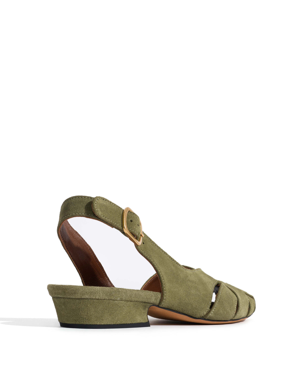 Barielle 25 Calf suede Olive green