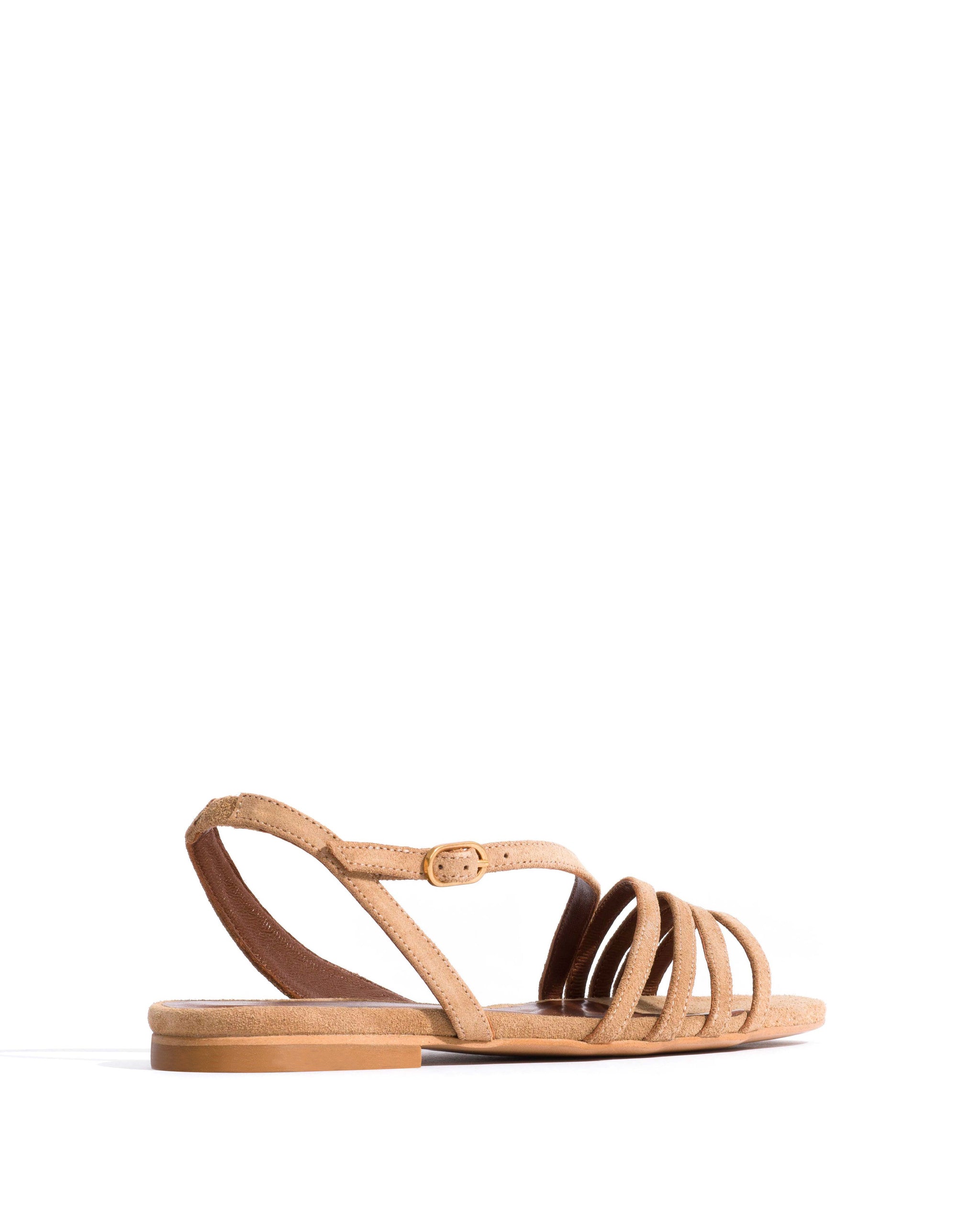 Naia 10 Calf suede Scirocco - Anonymous Copenhagen Flat sandals