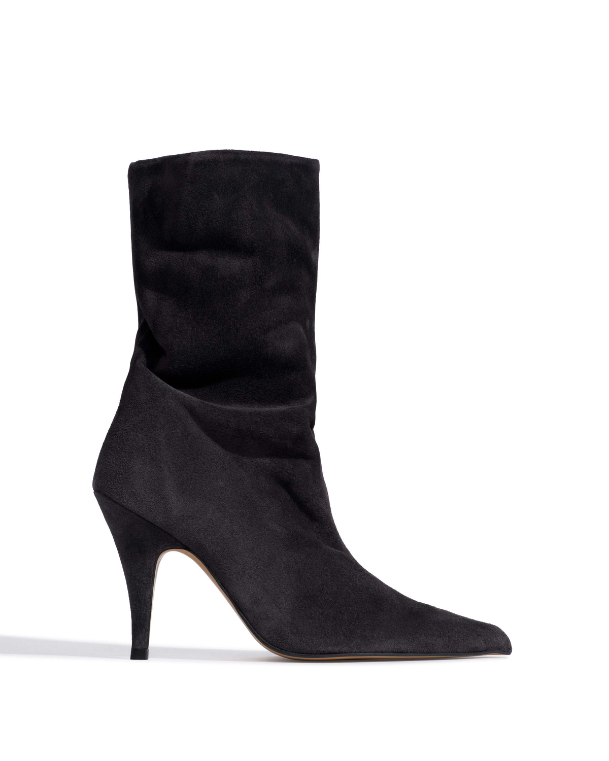 Vully 80 Calf suede Off black