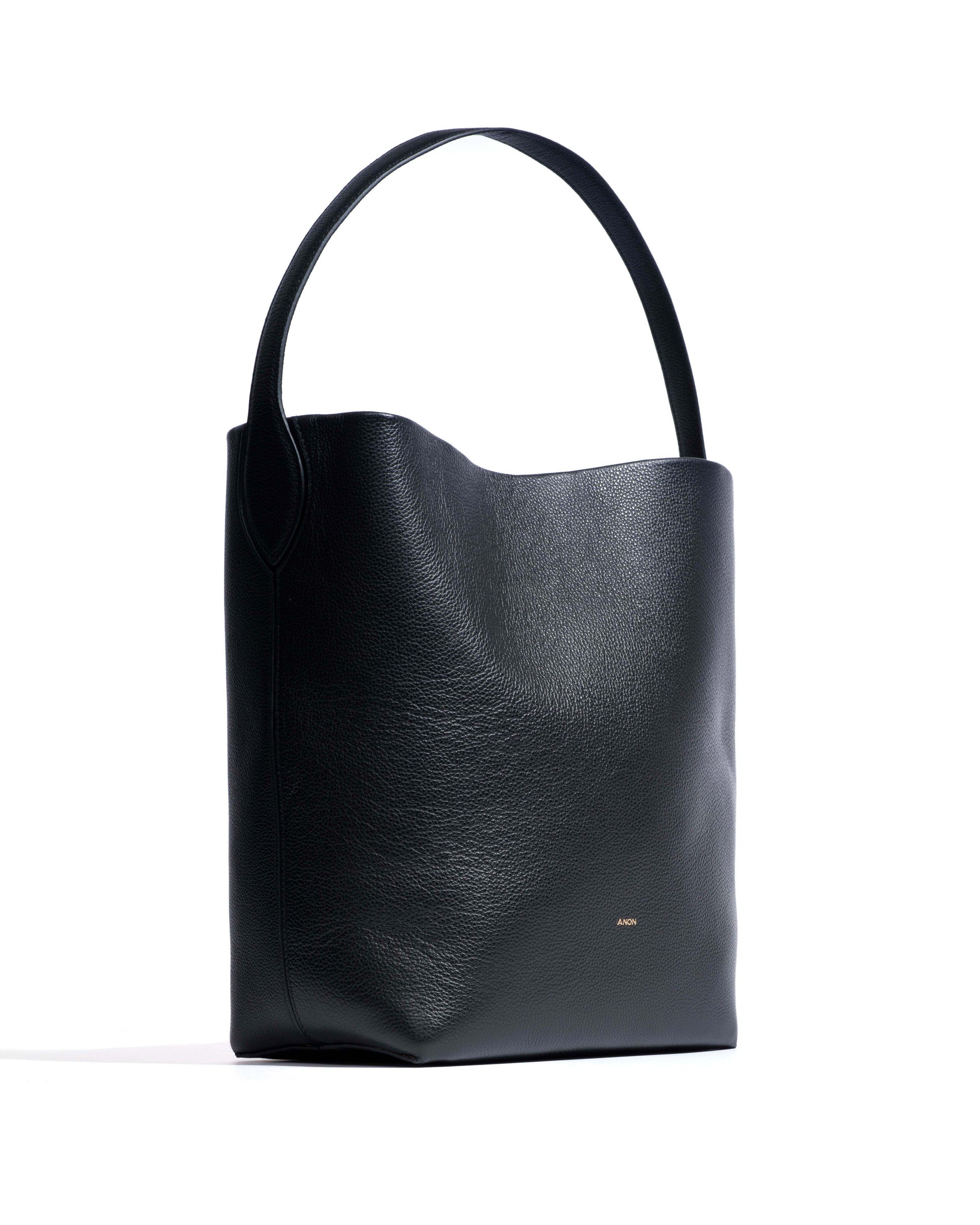 Versa everyday bag Pebbled soft calf Black - Anonymous Copenhagen Bags