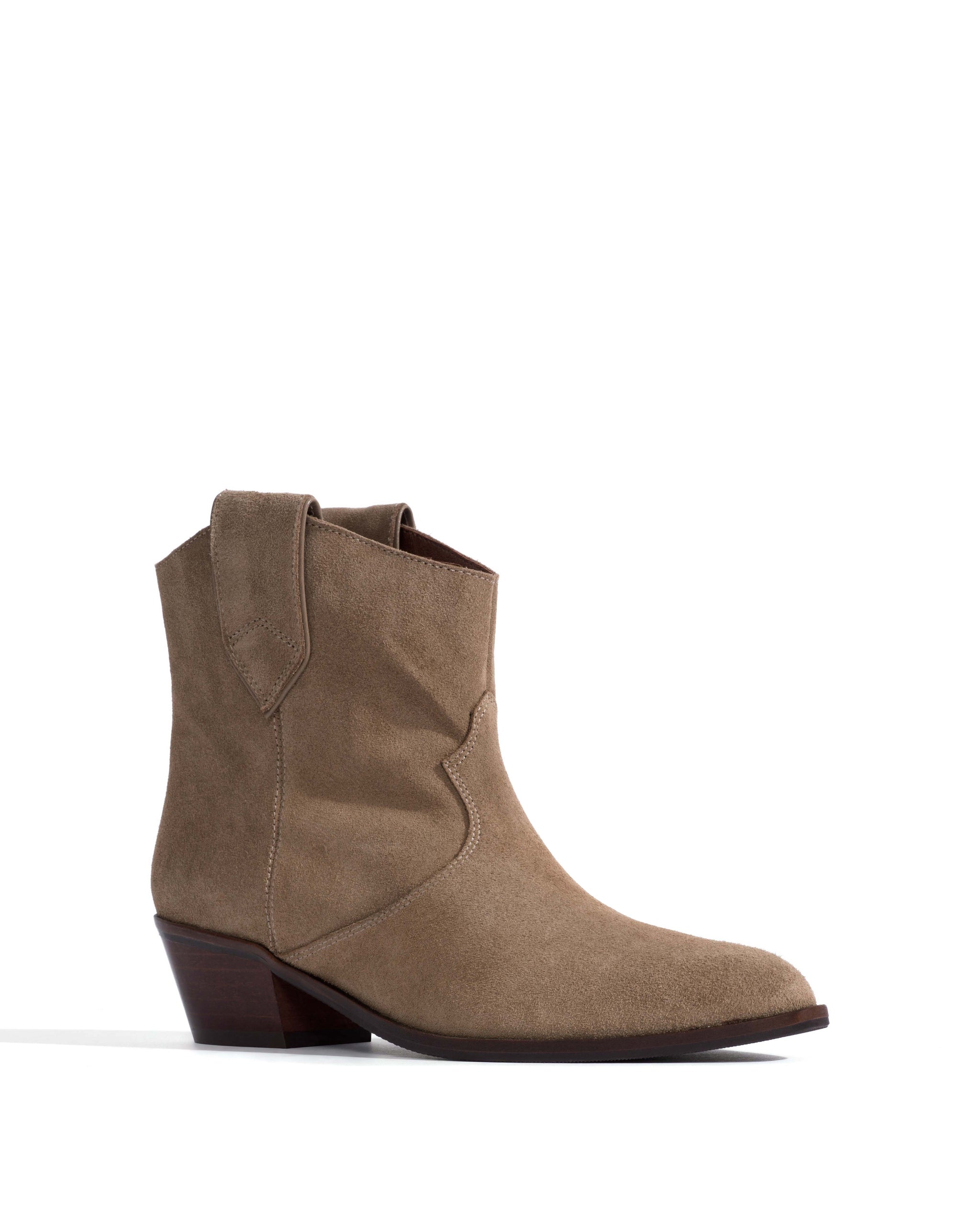 Joanne 35 Calf suede Mushroom
