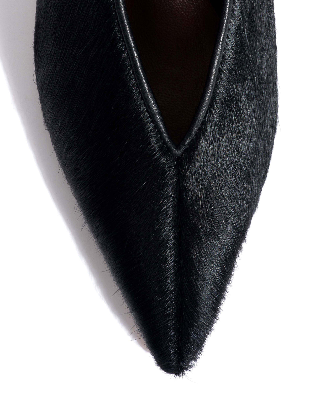 Phia 55 pin Calf hair Black