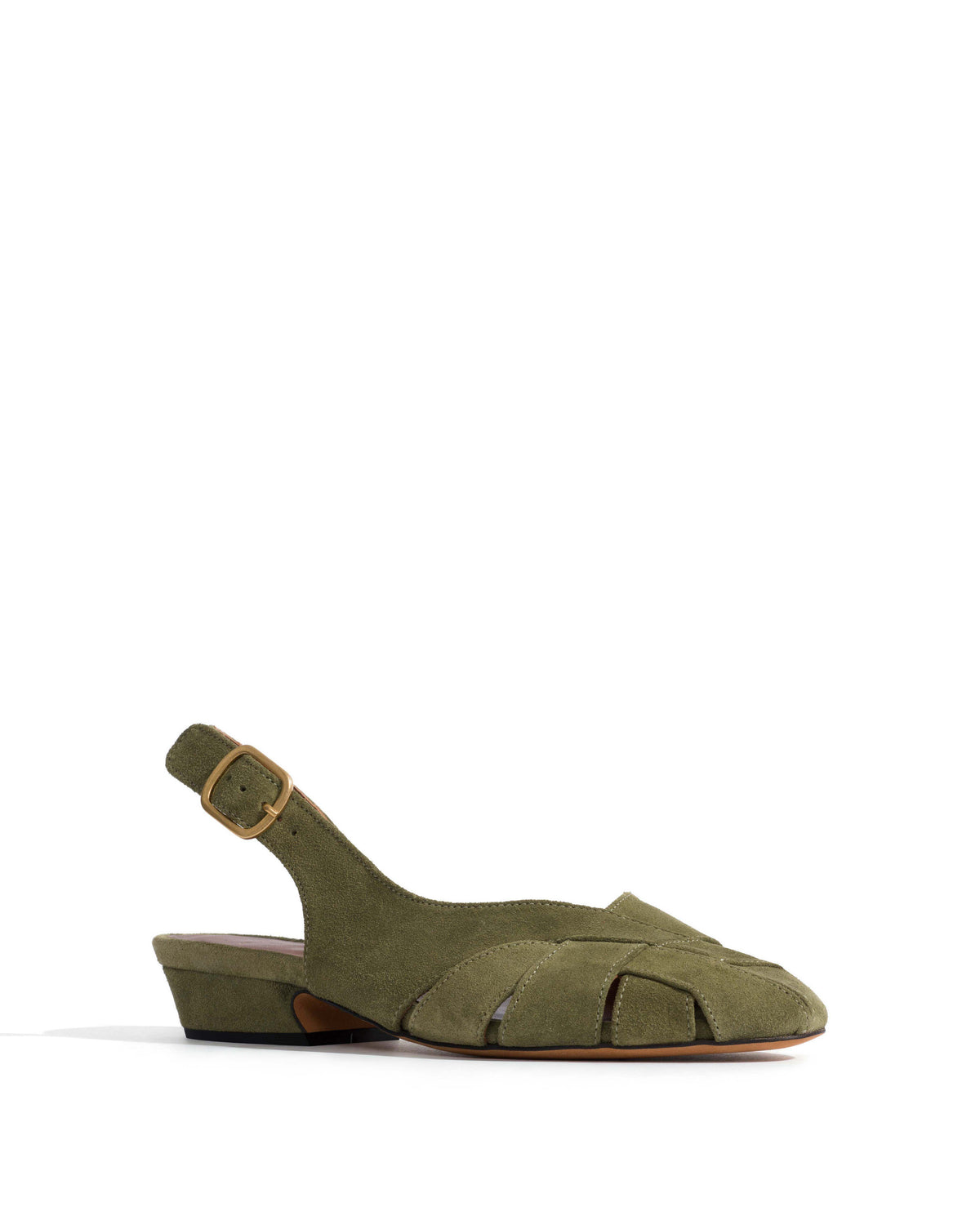 Barielle 25 Calf suede Olive green