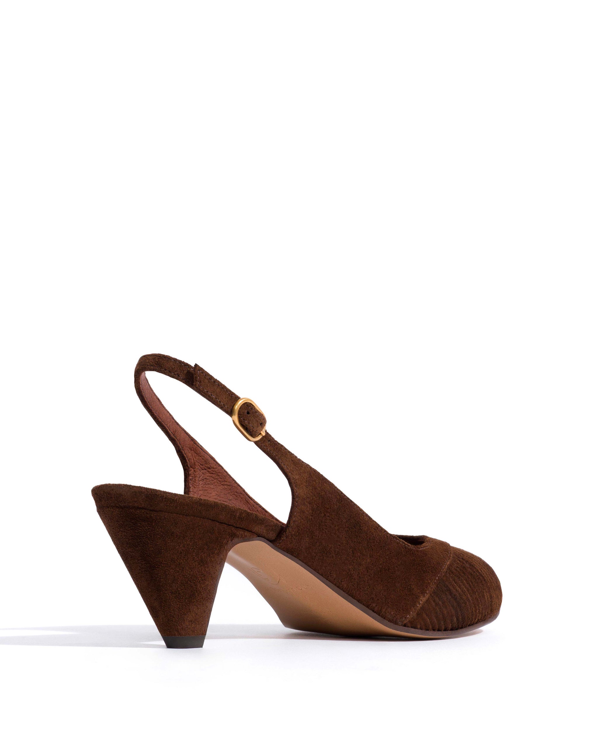 Cassandra 50 stiletto Calf suede Chocolate