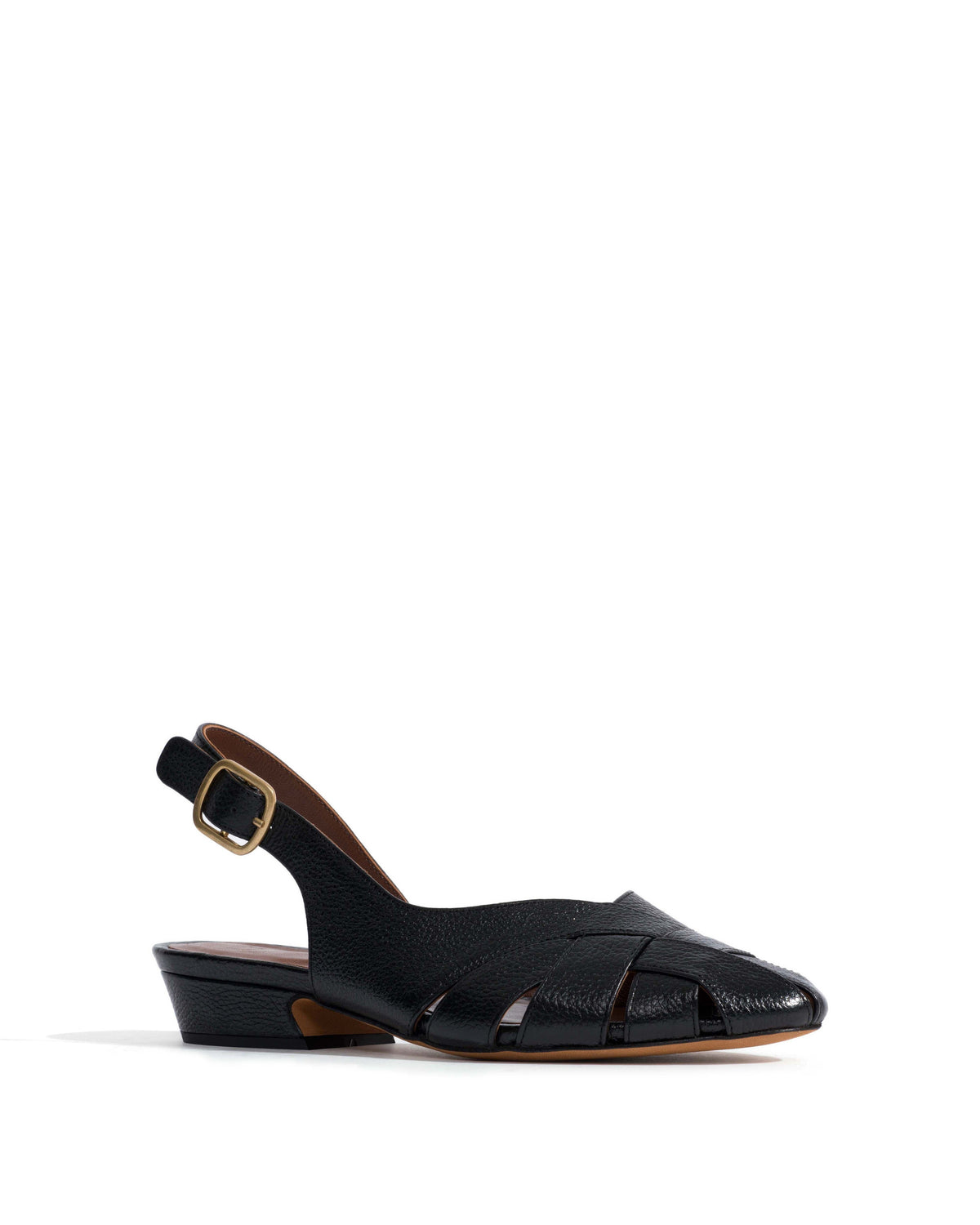 Barielle 25 Pebbled soft calf Black