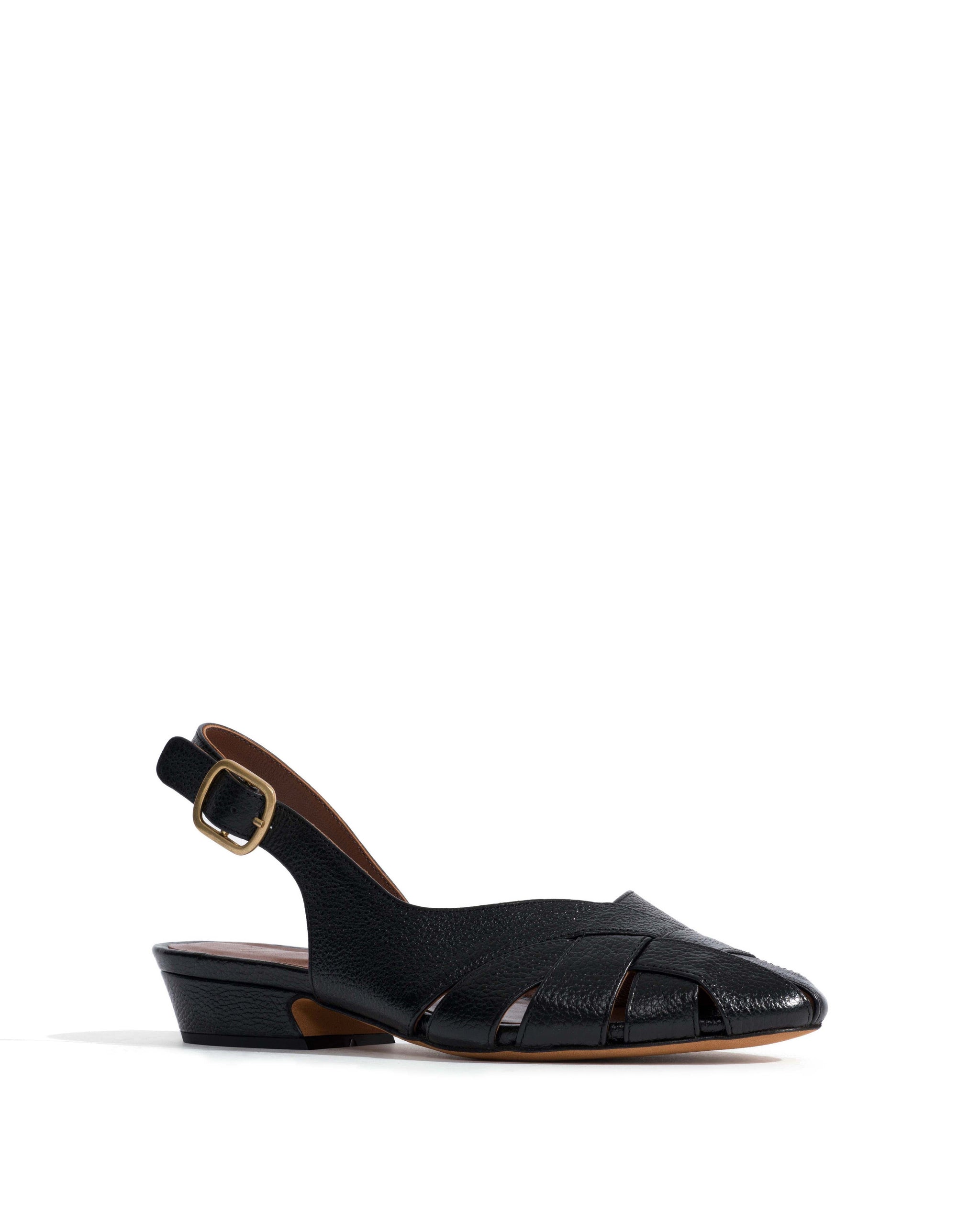 Barielle 25 Pebbled soft calf Black