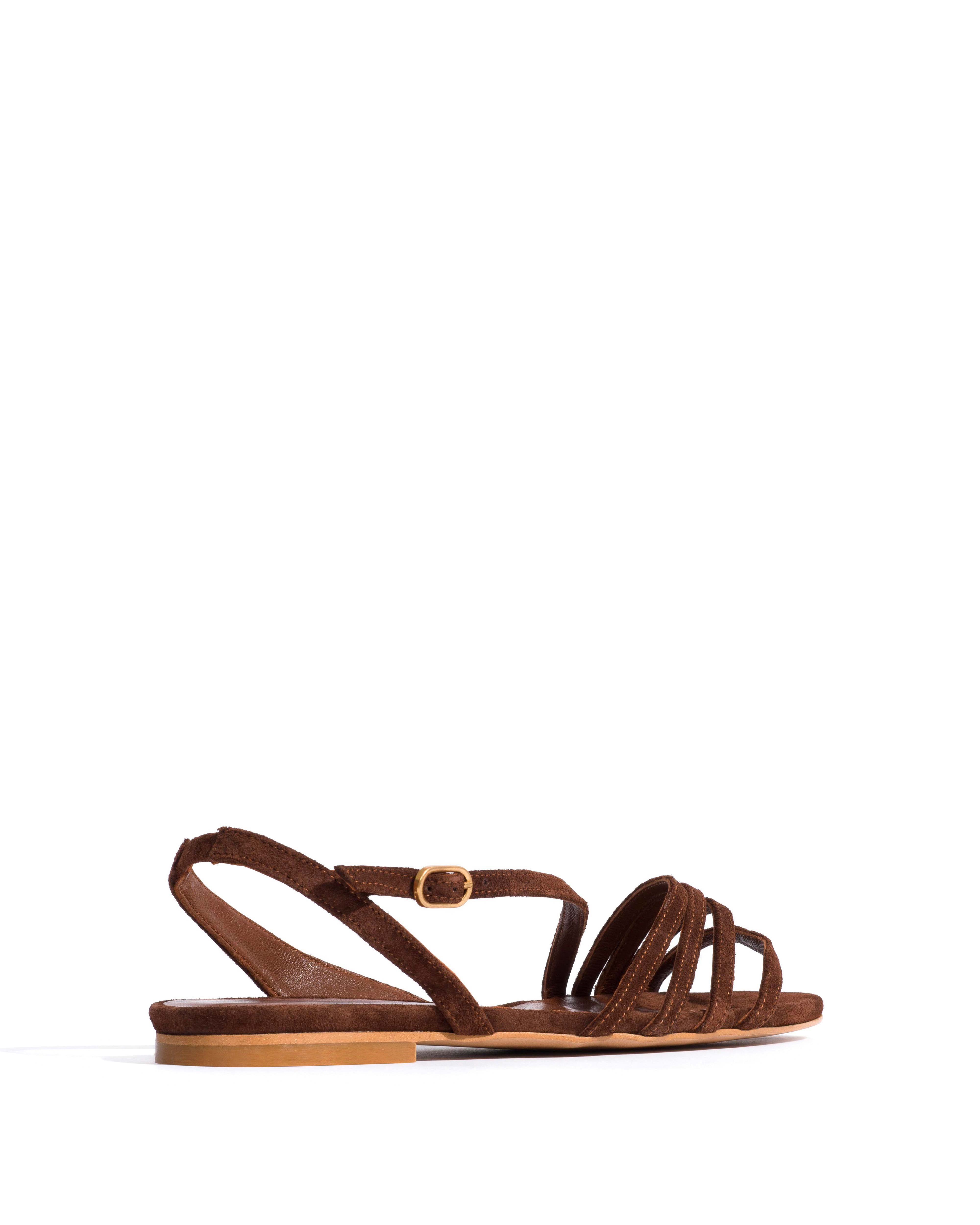 Naia 10 Calf suede Chocolate