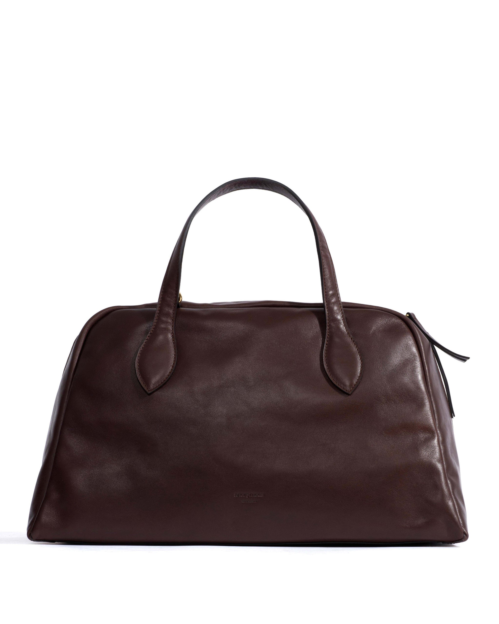 Weekend bowler Vegetal soft calf Coffee brown -