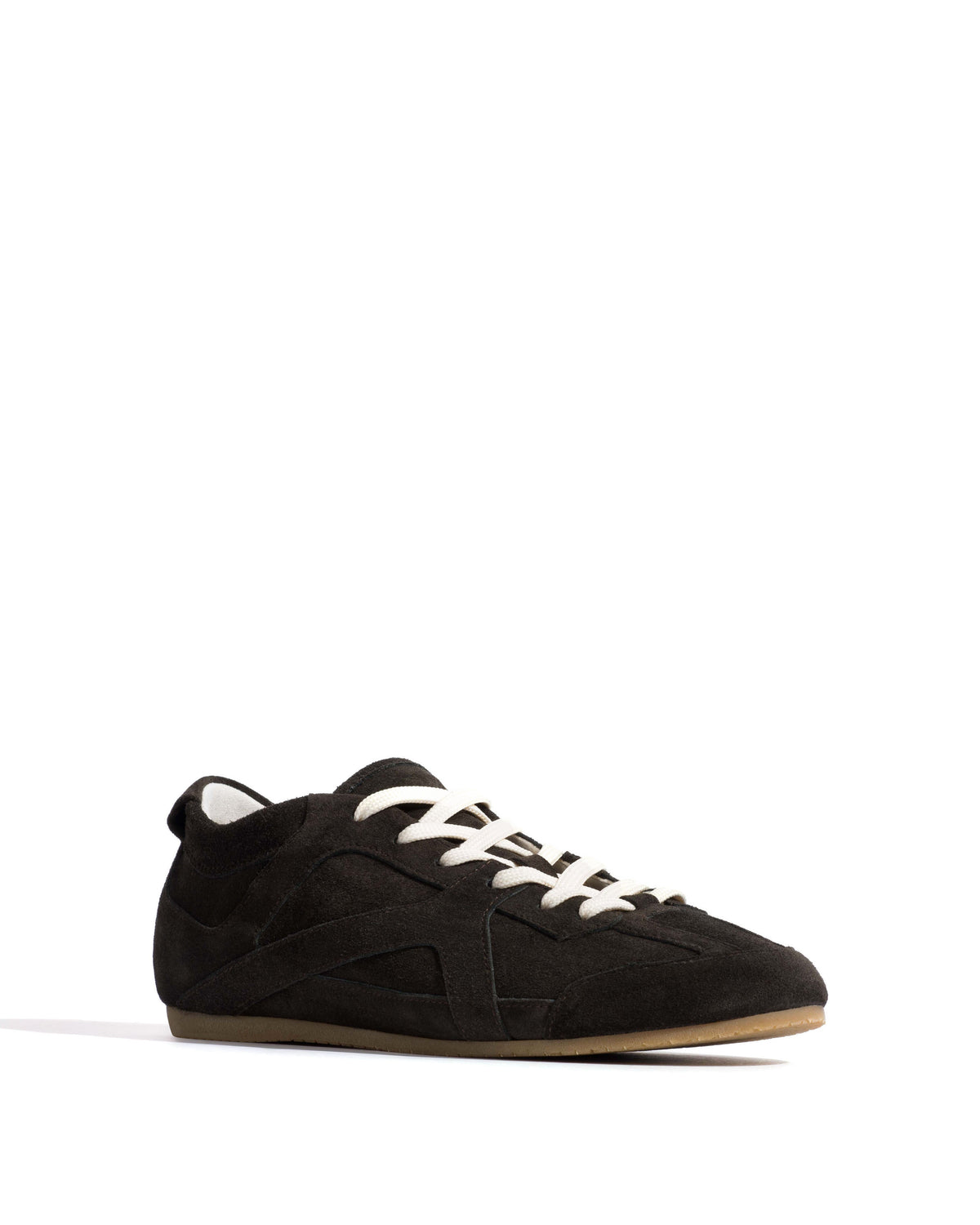 Sneakerina Calf suede Espresso brown