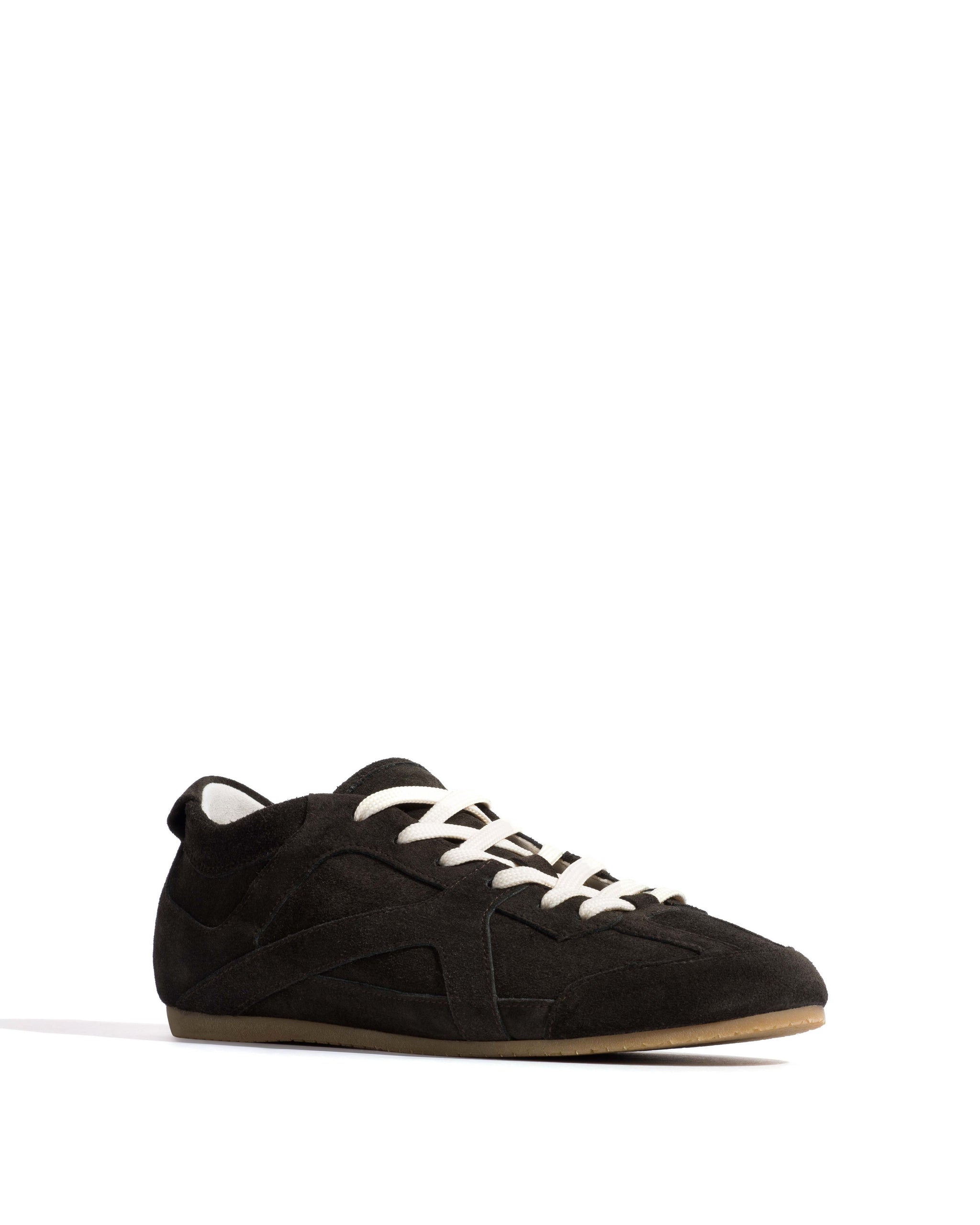 Sneakerina Calf suede Espresso brown