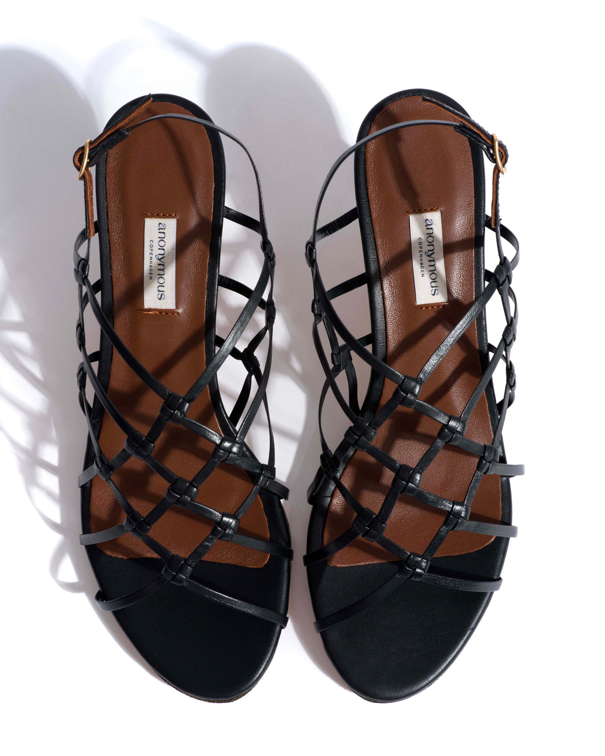 Conie 55 hand-braided Hand-braided leather Black