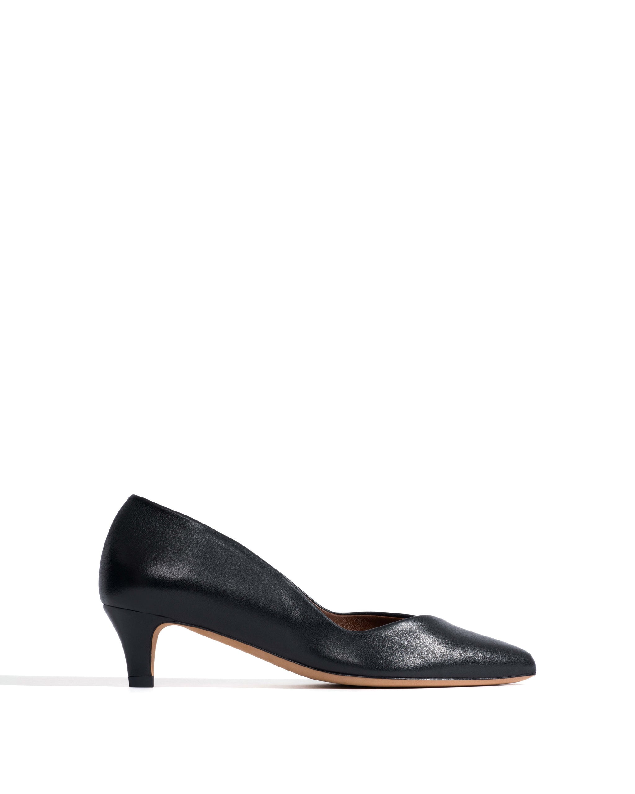Trini 40 stiletto Shiny lamb Black
