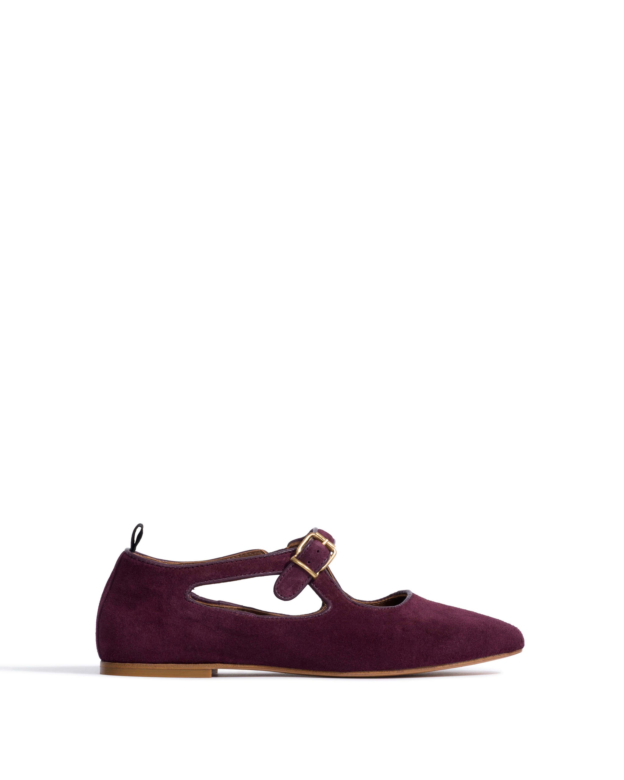 Praise Calf suede Fig purple - Anonymous Copenhagen Flat-loafers & ballerinas & pumps