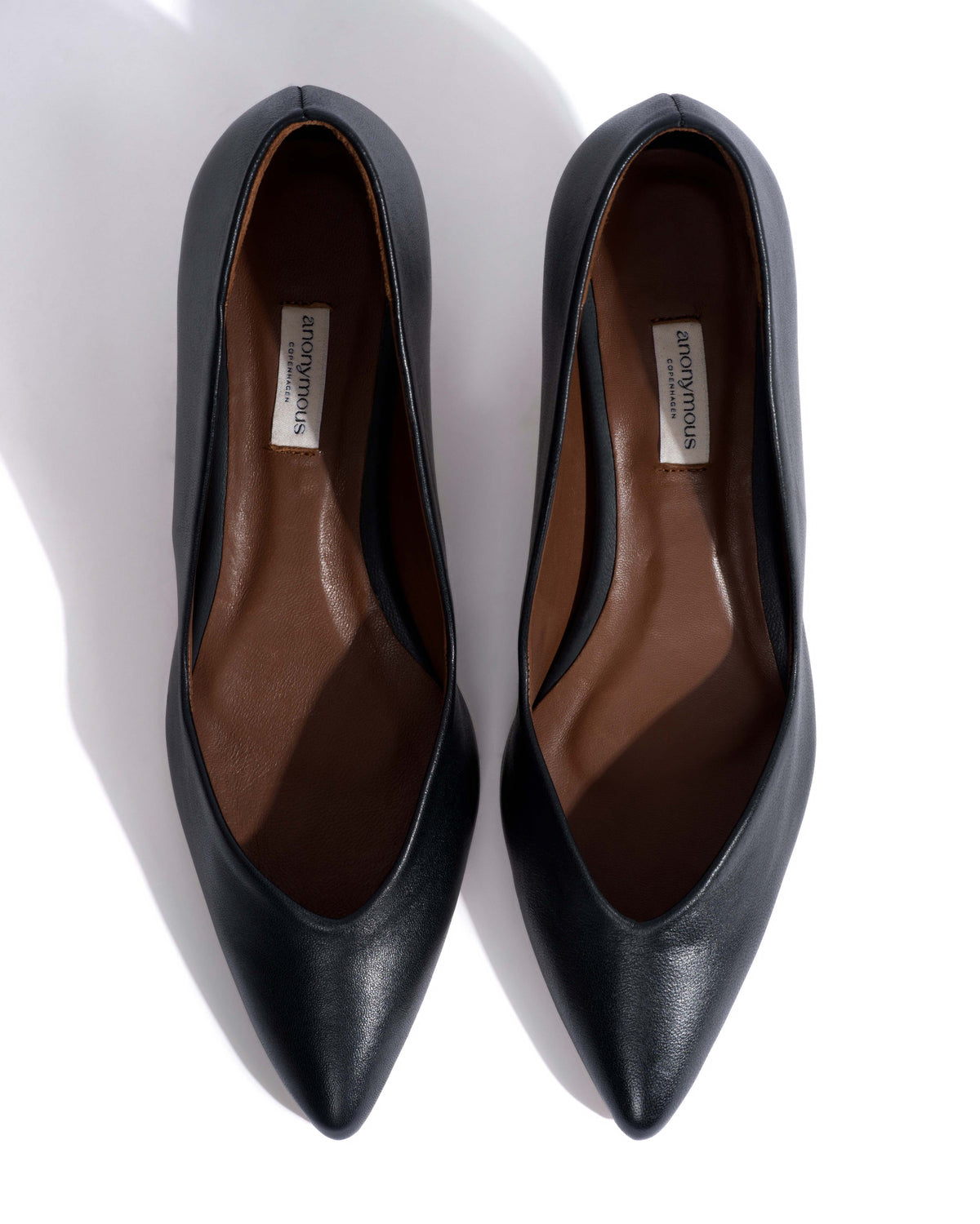 Trini 40 stiletto Shiny lamb Black
