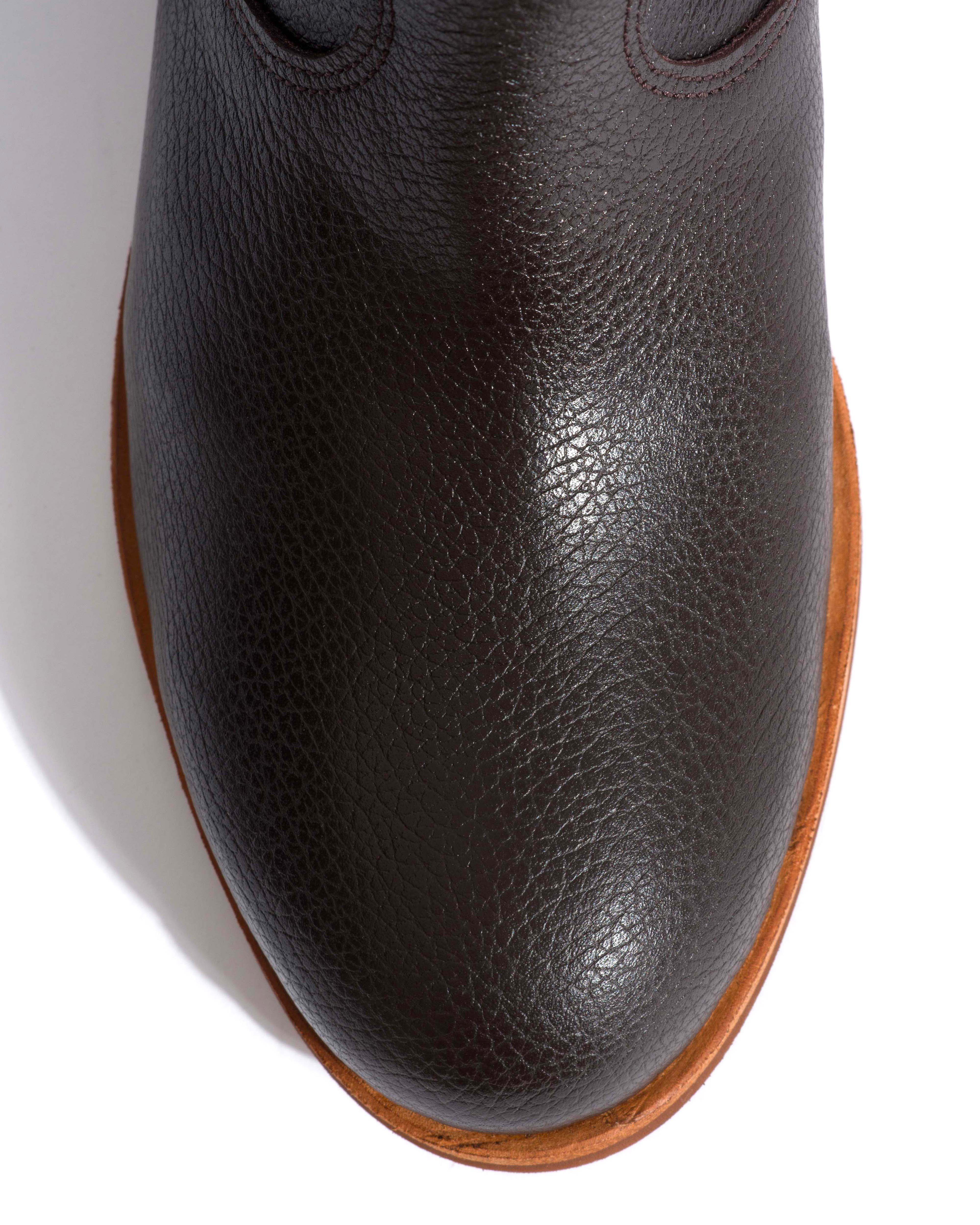 Claudia Natural grain soft calf Espresso brown