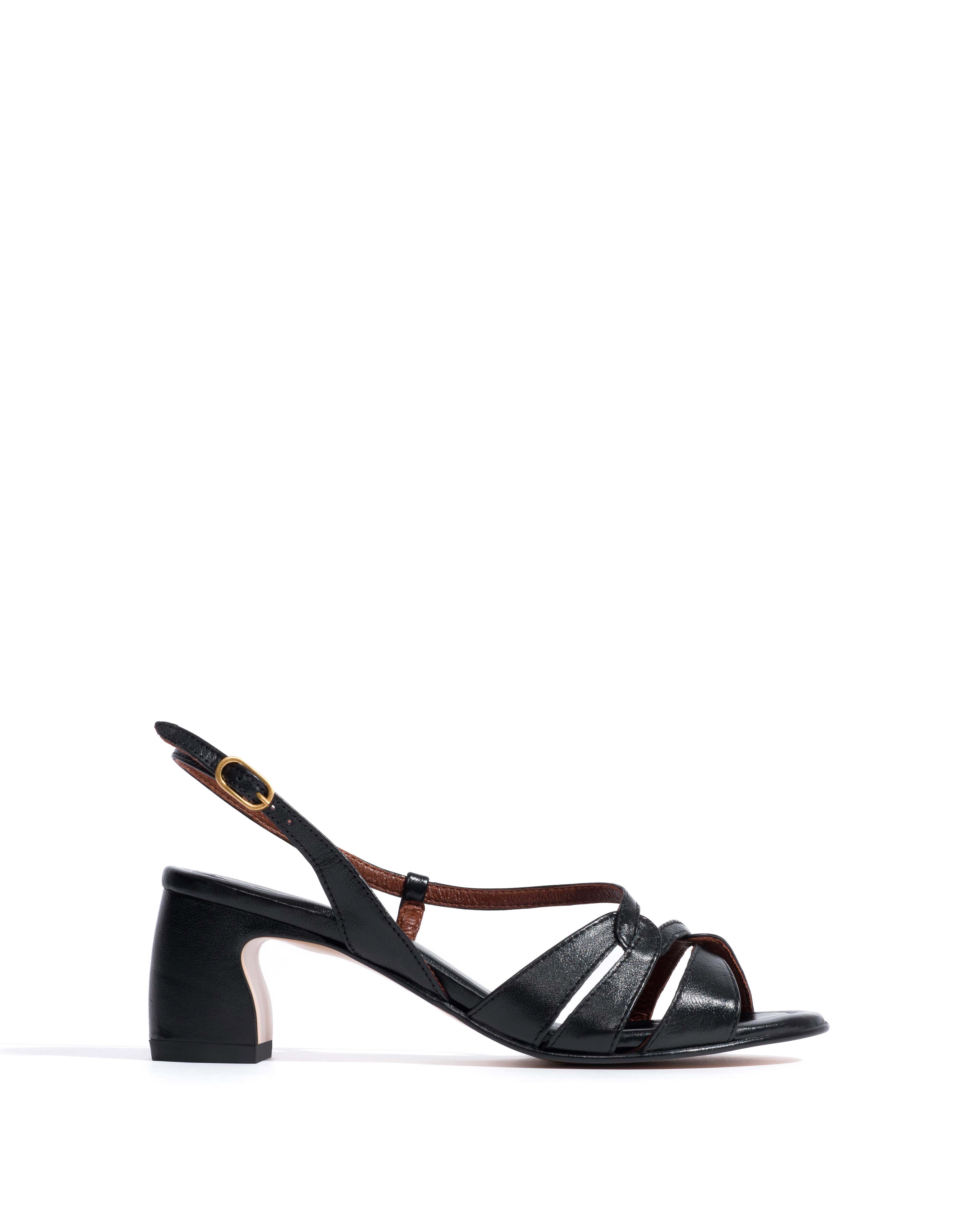 Natasha 50 Shiny lamb Black