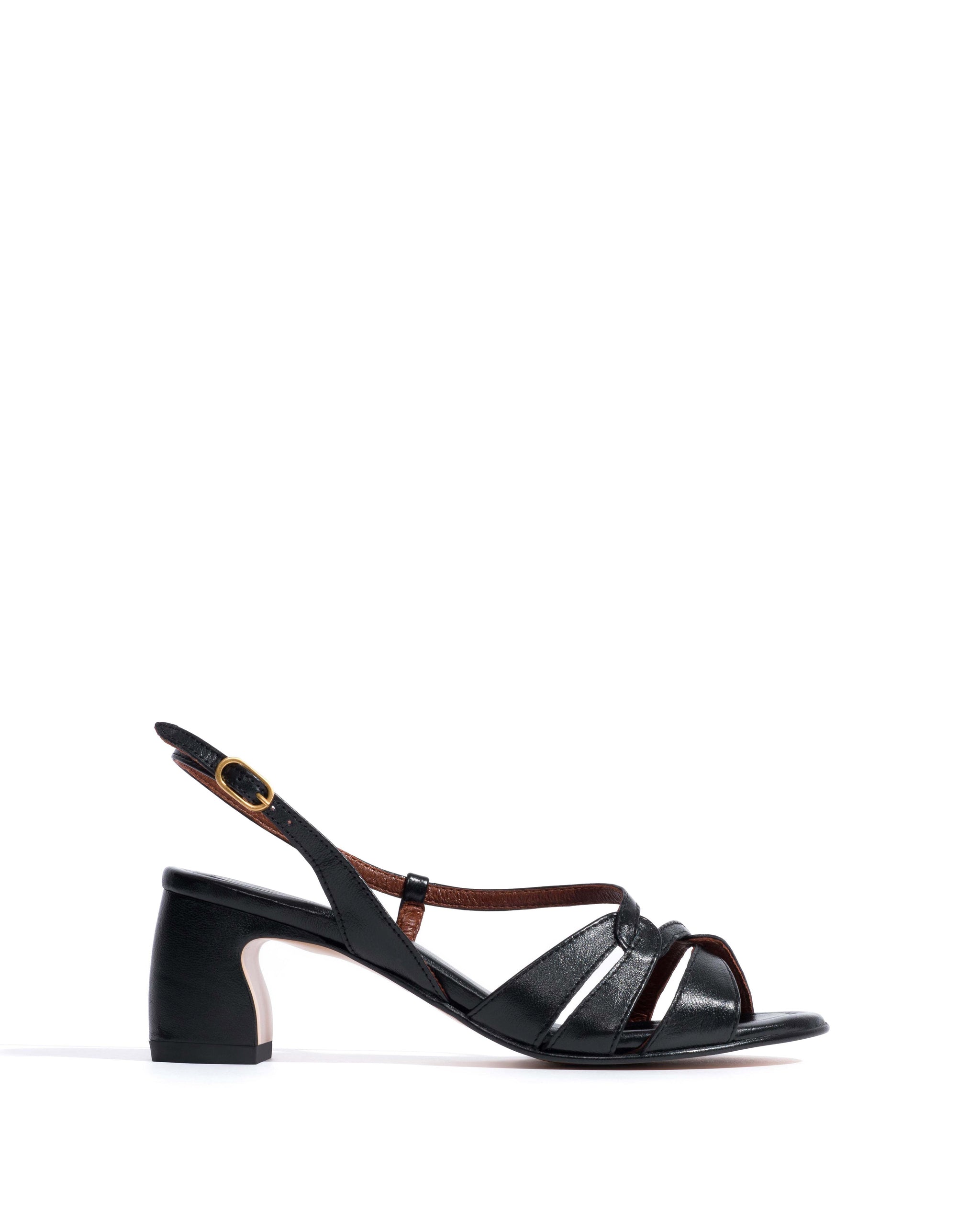 Natasha 50 Shiny lamb Black - Anonymous Copenhagen Heels