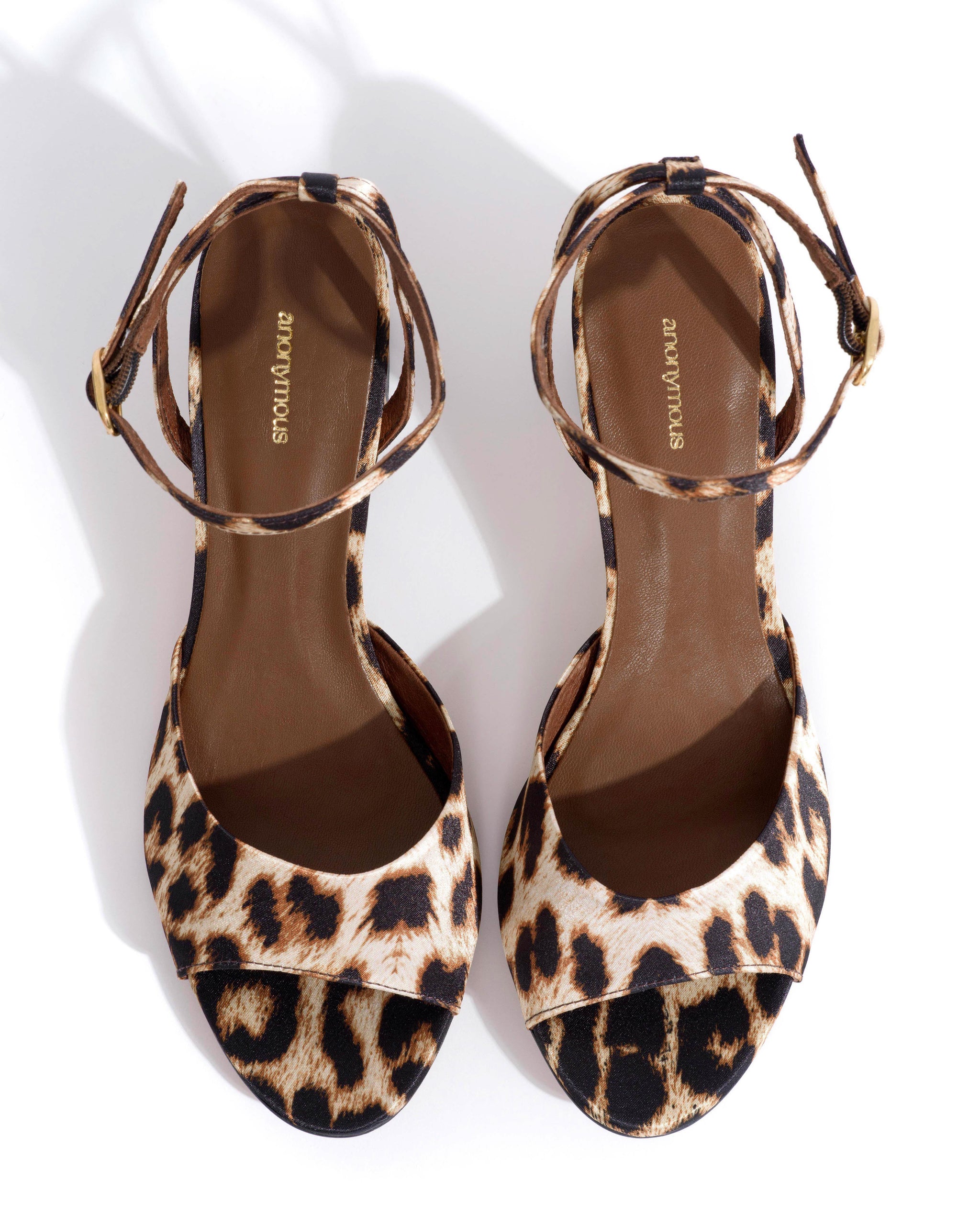 Jolie 55 Satin print Leopard - Anonymous Copenhagen Heels