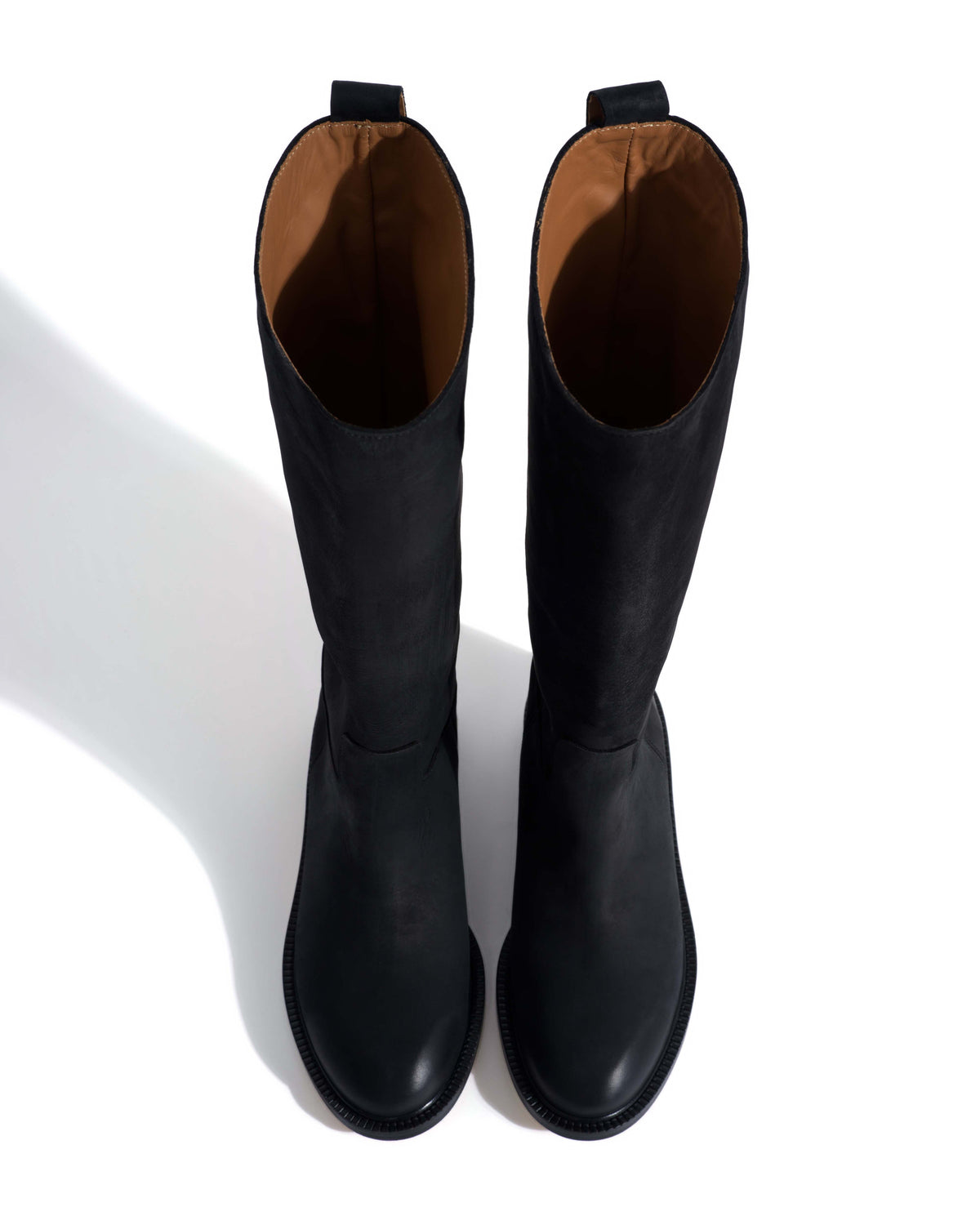 Semih Soft nubuck calf Black