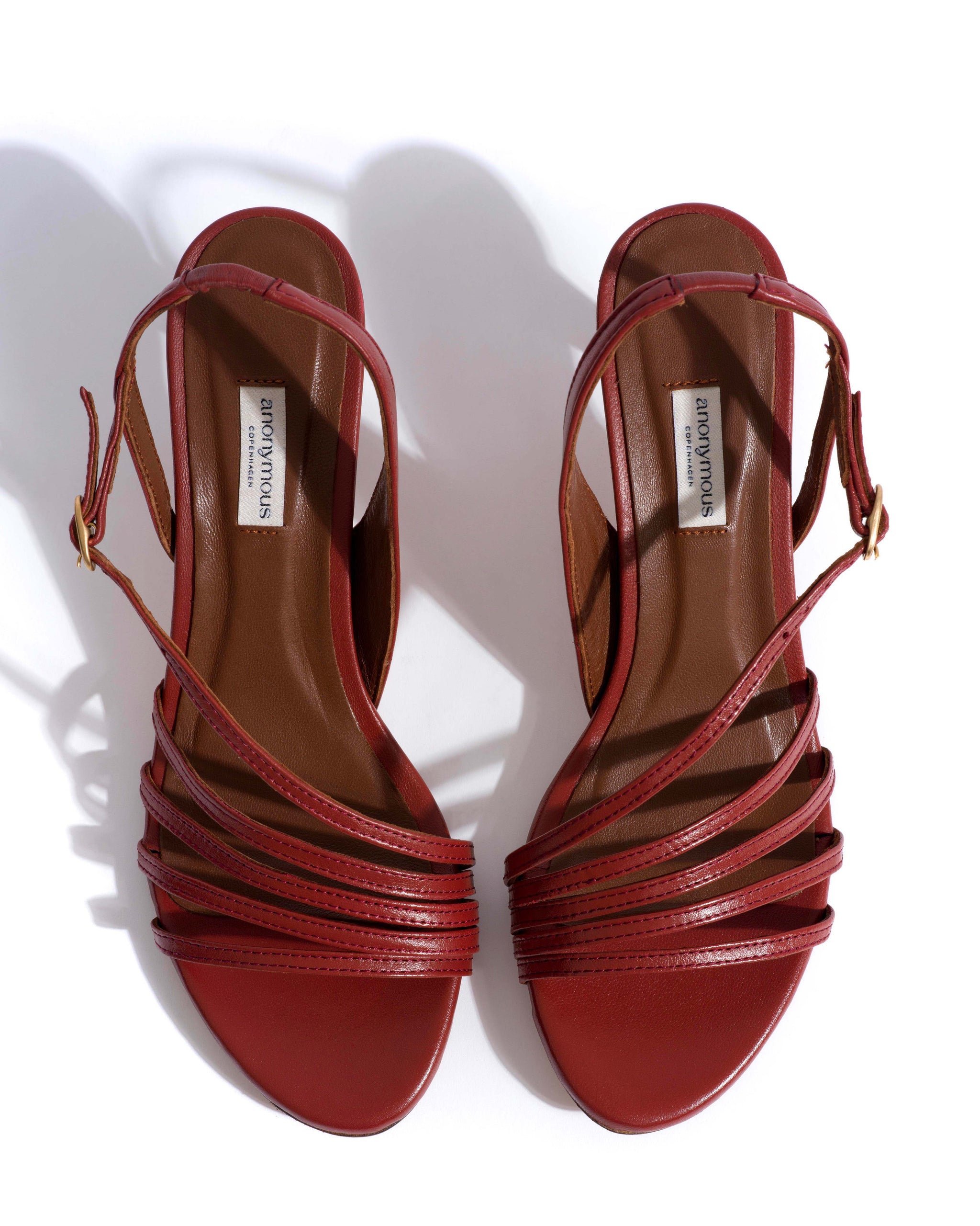 Naia 55 Shiny lamb Terracotta - Anonymous Copenhagen Heels