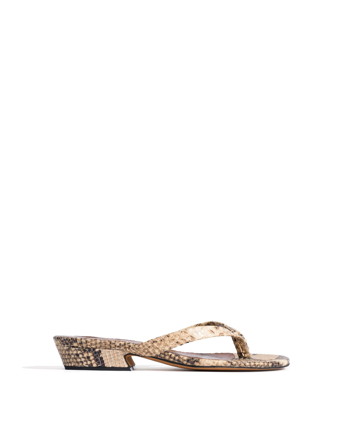 Chung 25 Snake calf Natural sand