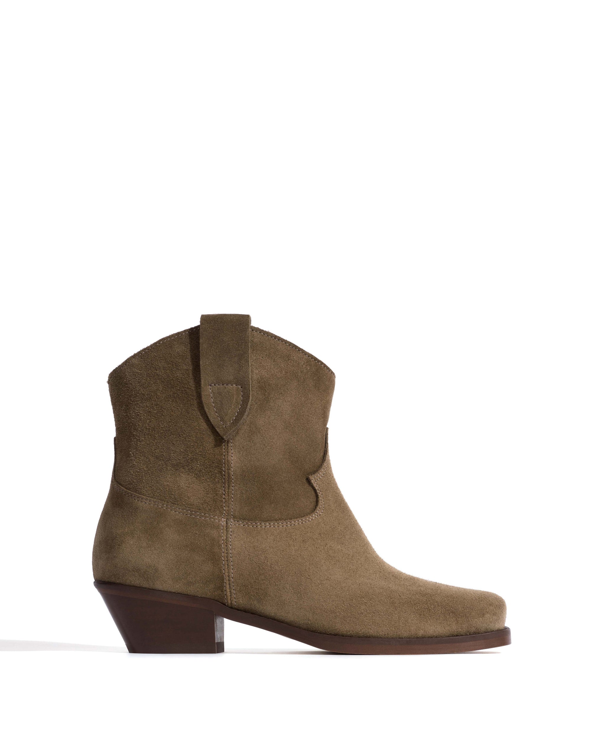 Mandall Calf suede Dried olive