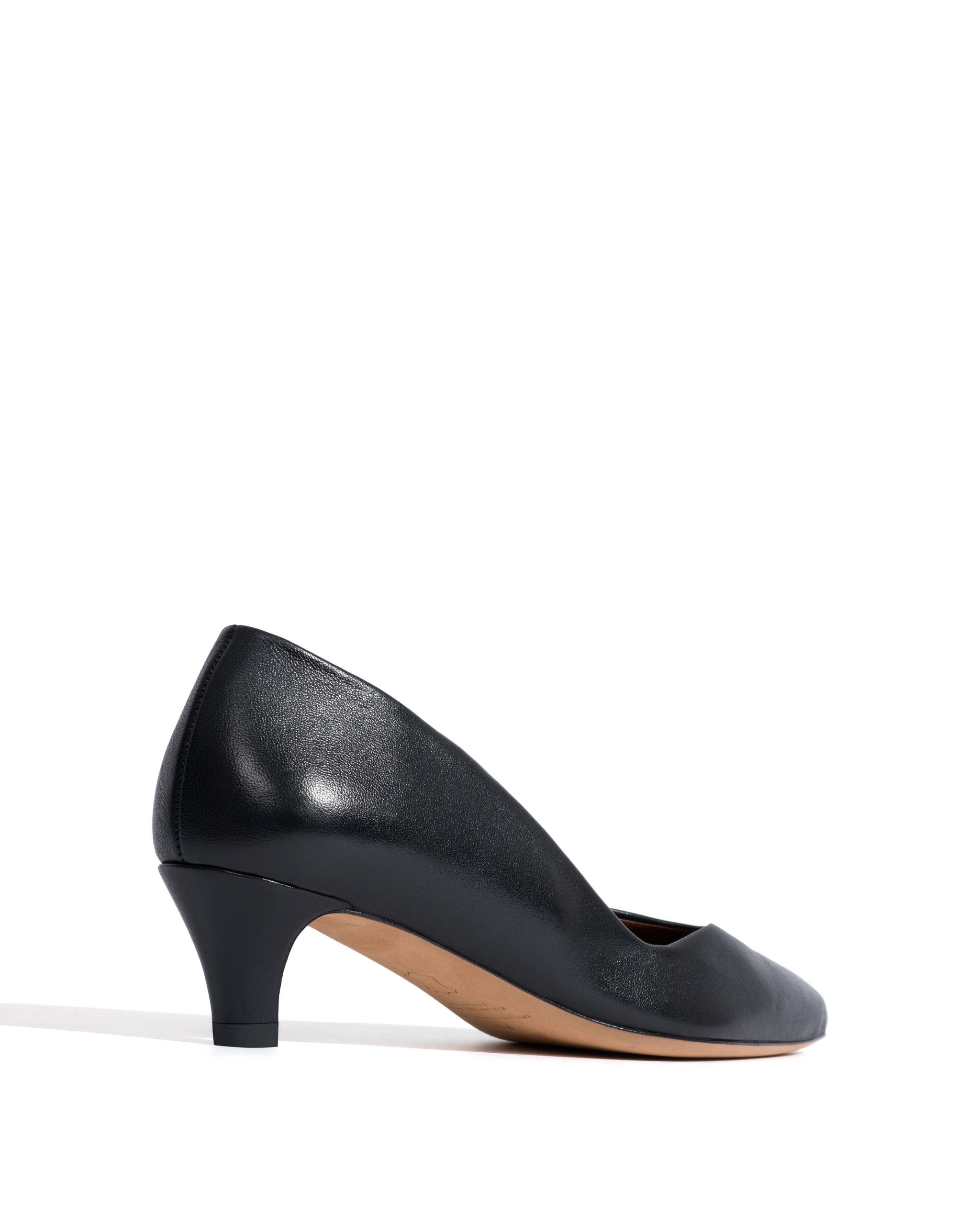Trini 40 stiletto Shiny lamb Black