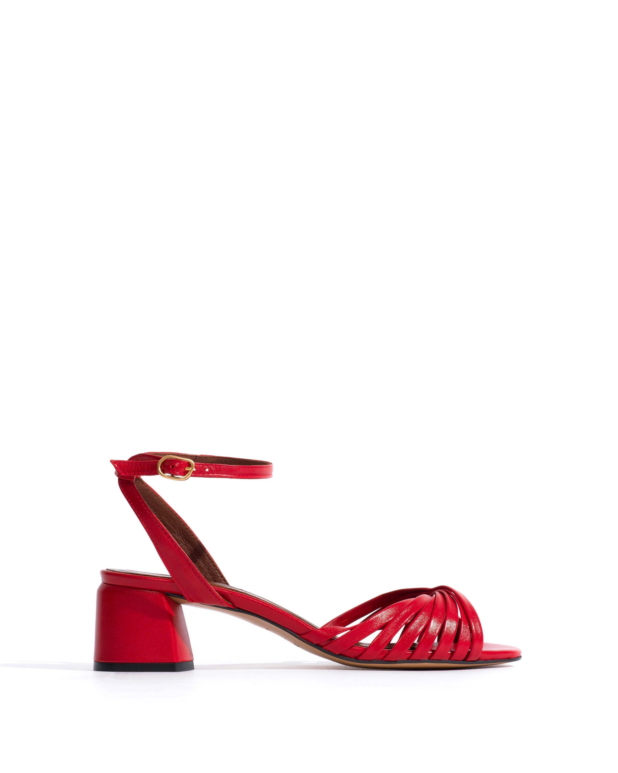 Margriet Shiny lamb Ruby red - Anonymous Copenhagen Shoes