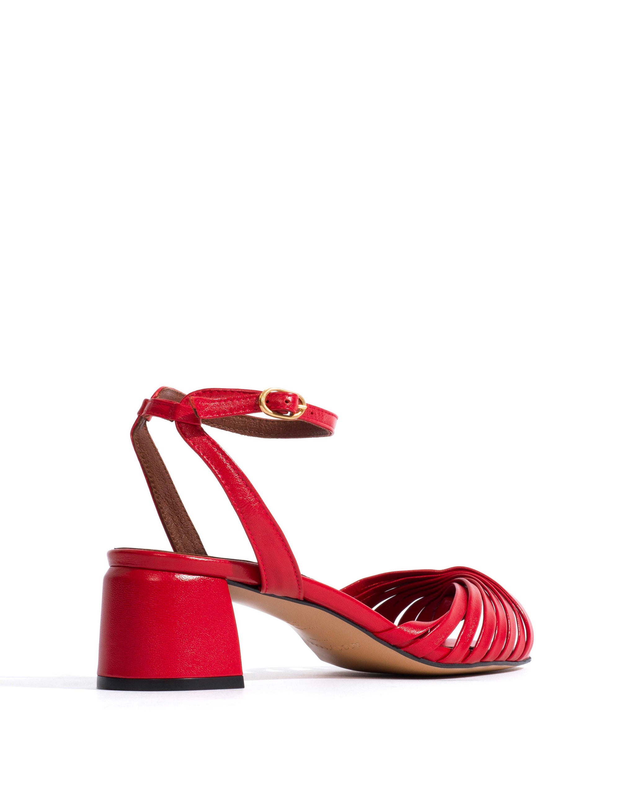 Margriet Shiny lamb Ruby red - Anonymous Copenhagen Shoes