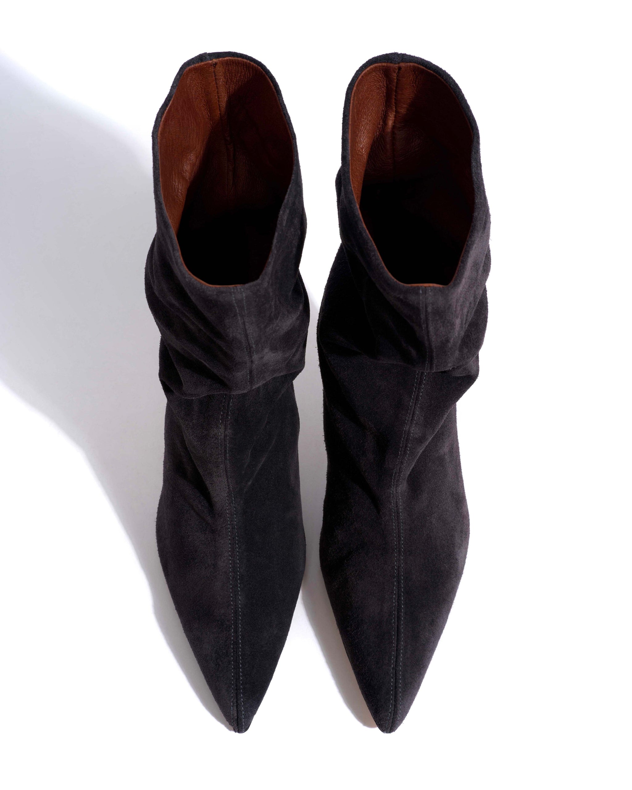 Vully 80 Calf suede Off black