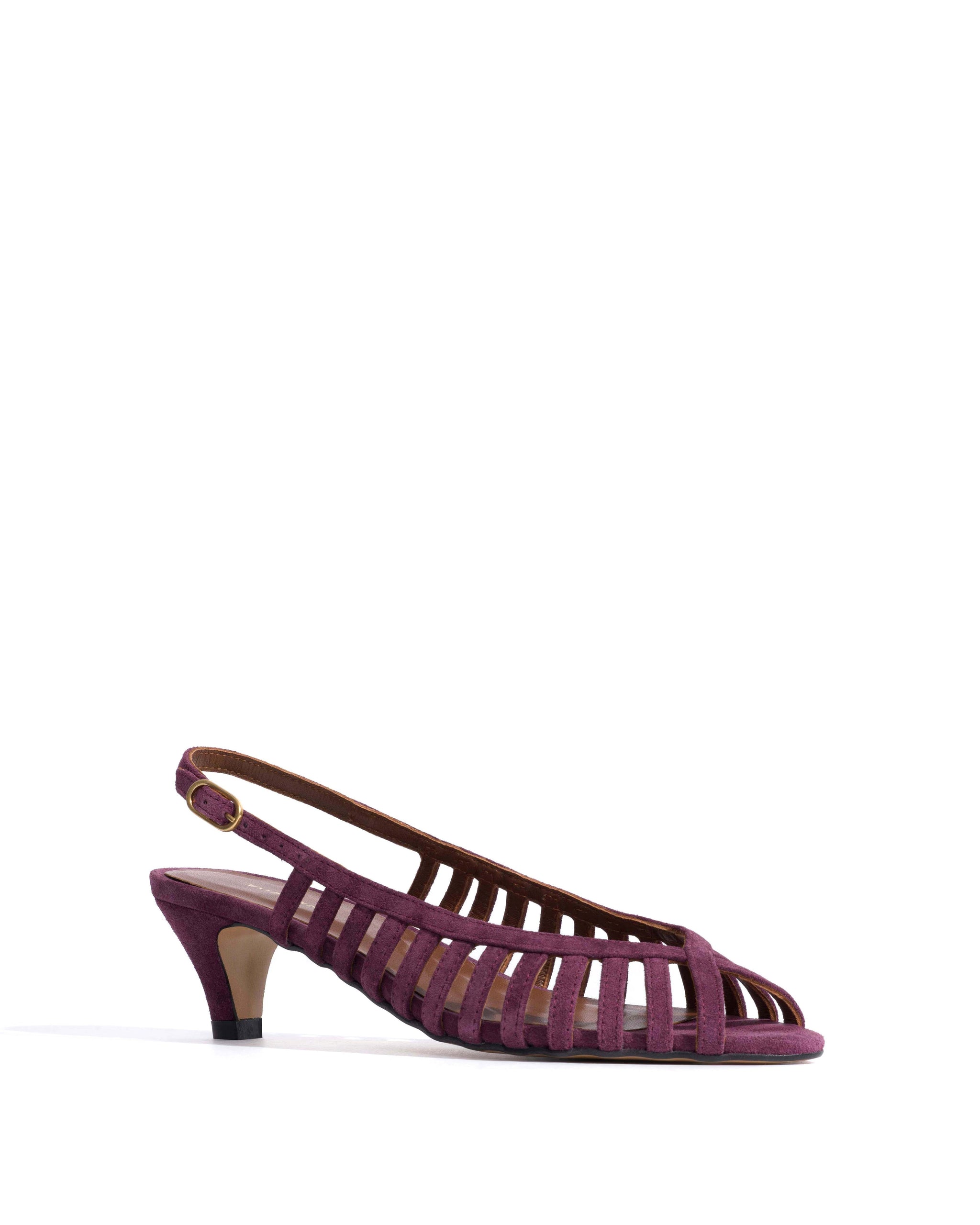 Carminho 40 stiletto Calf suede Fig purple - Anonymous Copenhagen Heels