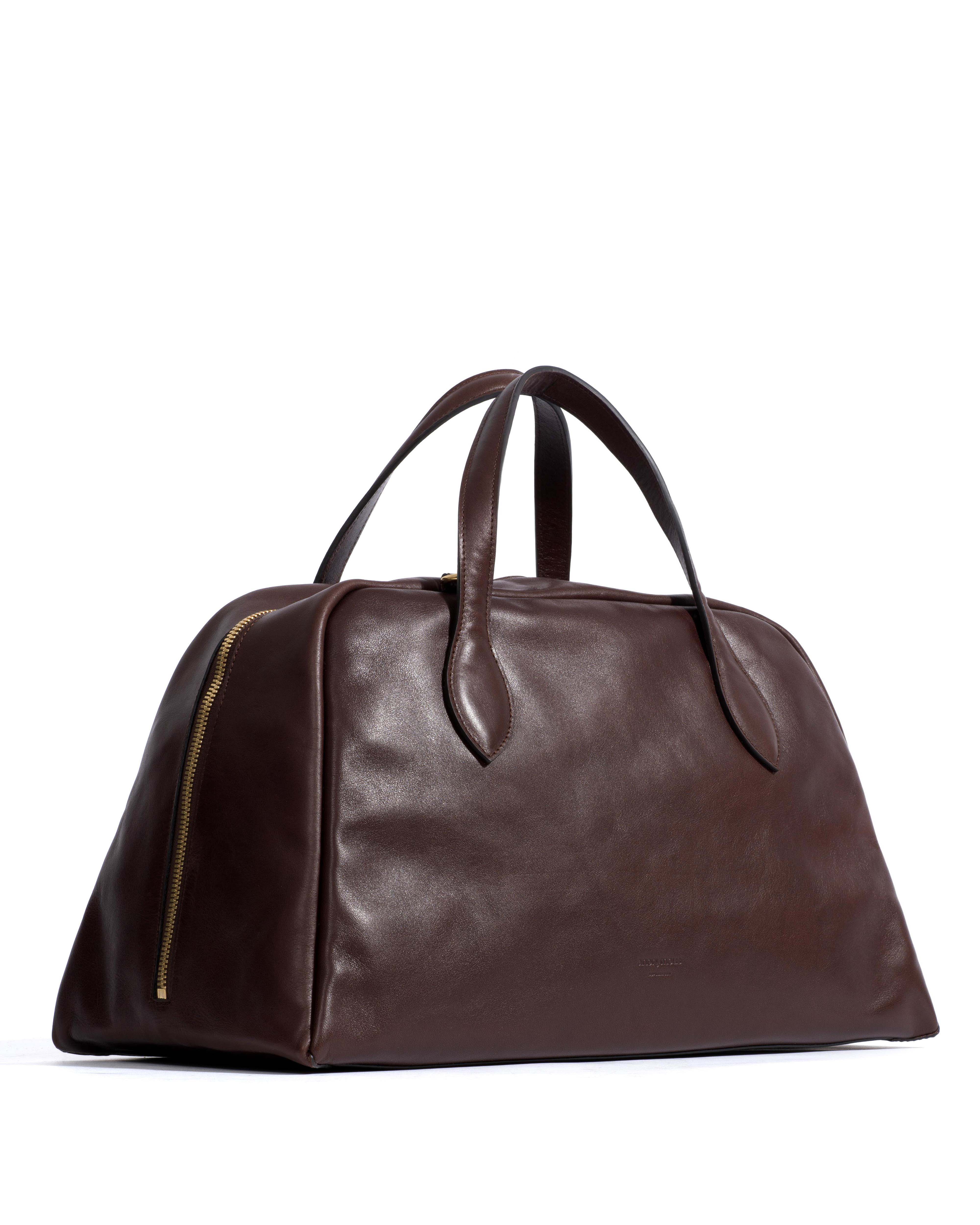 Weekend bowler Vegetal soft calf Coffee brown