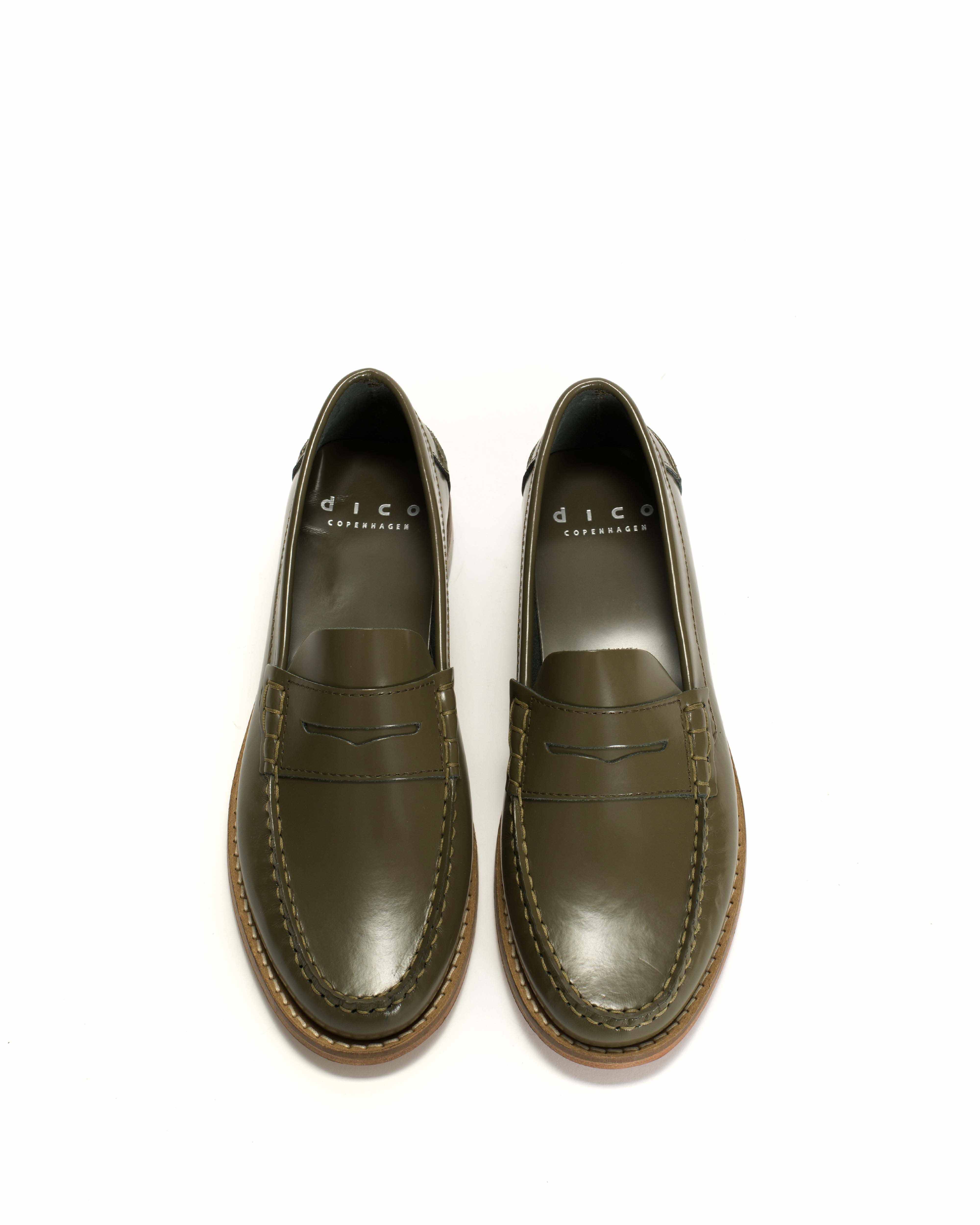 Dico Loafer penny Polido Olive green