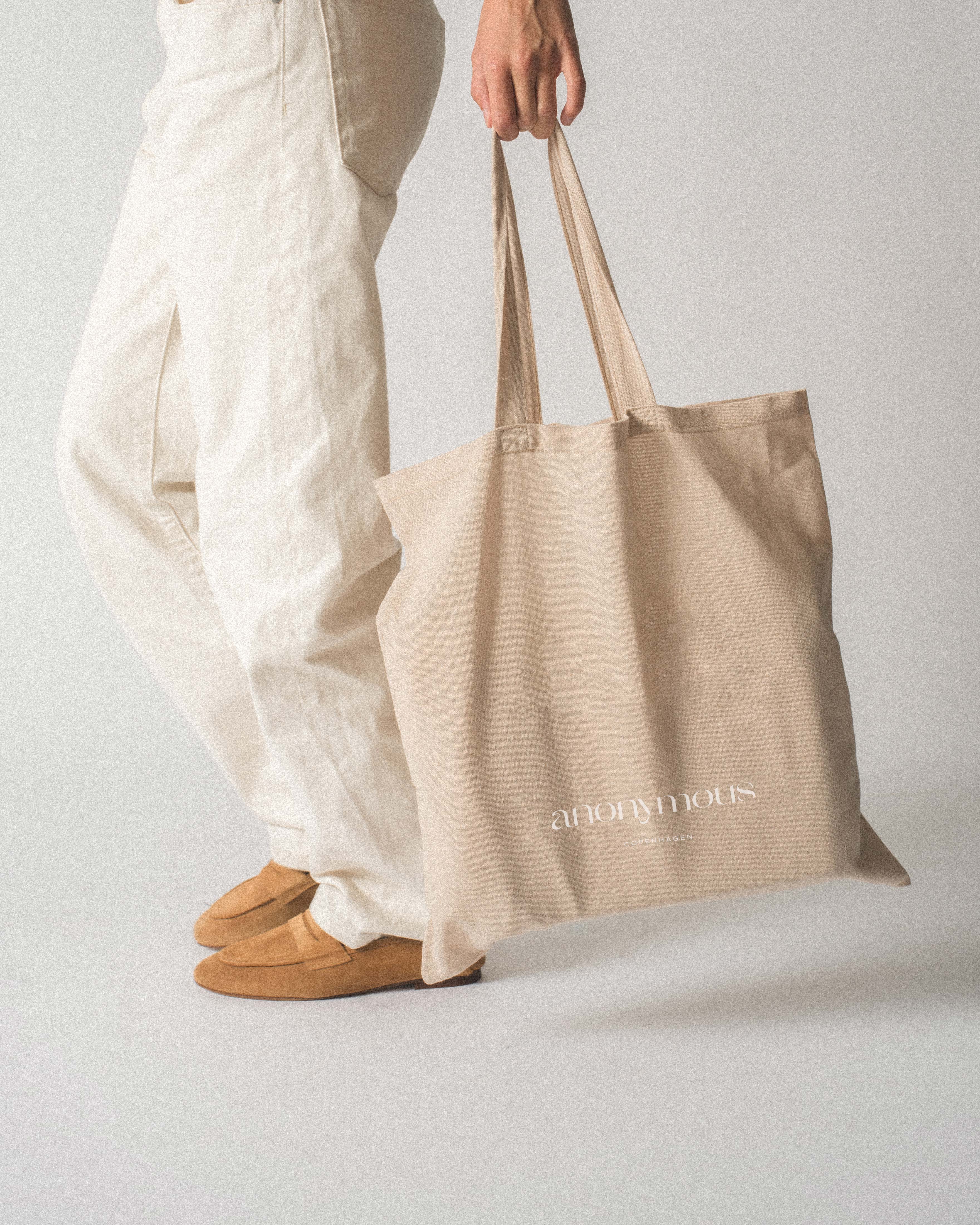 Petite cotton shopper Recycled cotton Natural