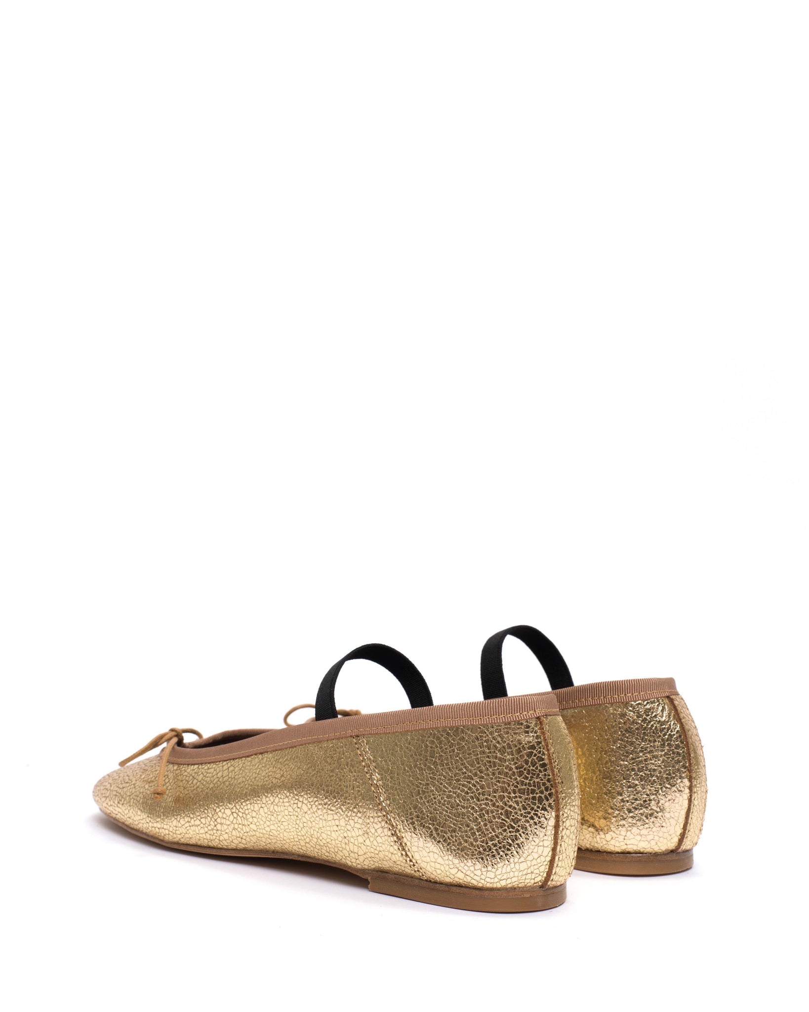 Rhina Crackled metallic goat Gold
