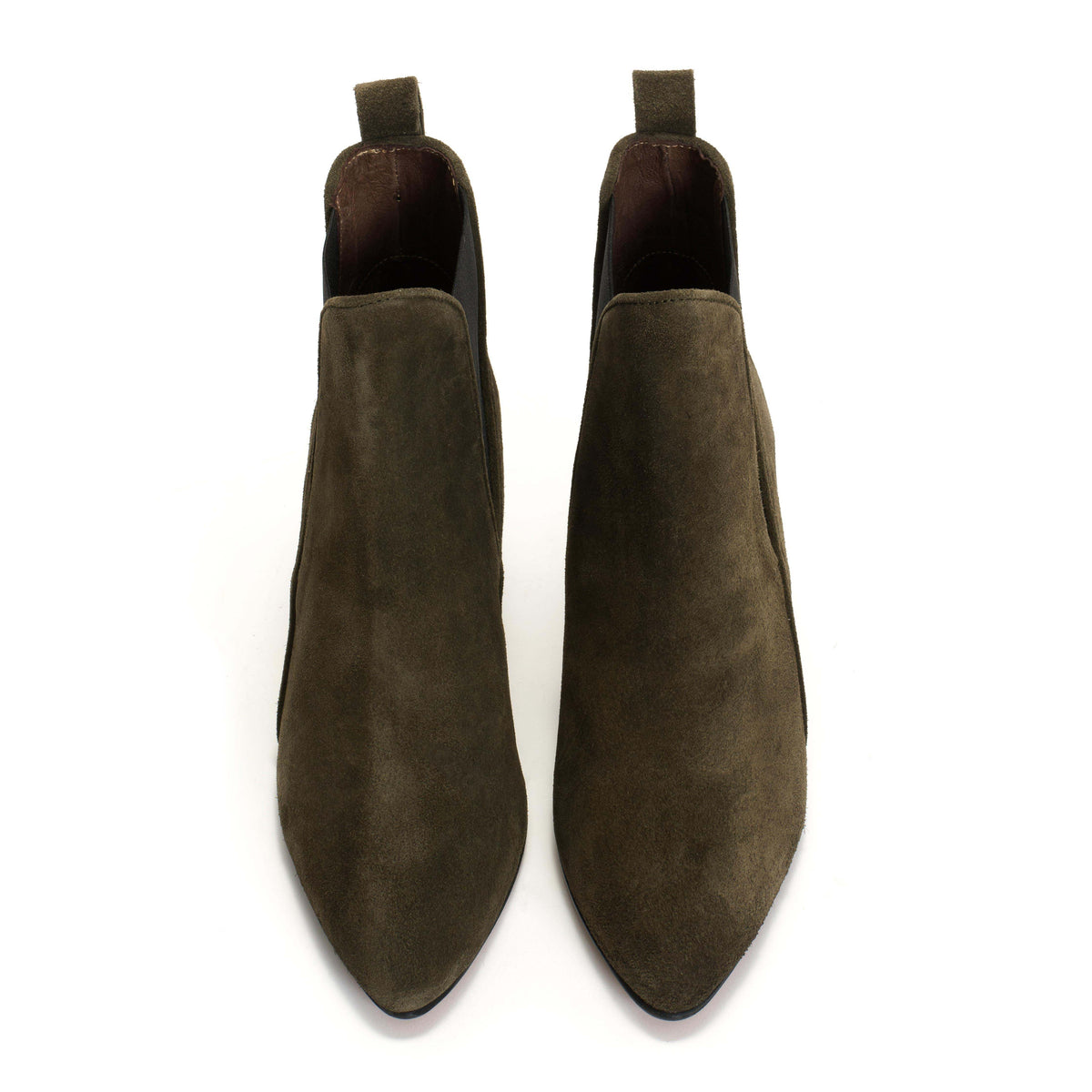 Rikley Calf suede Moss green